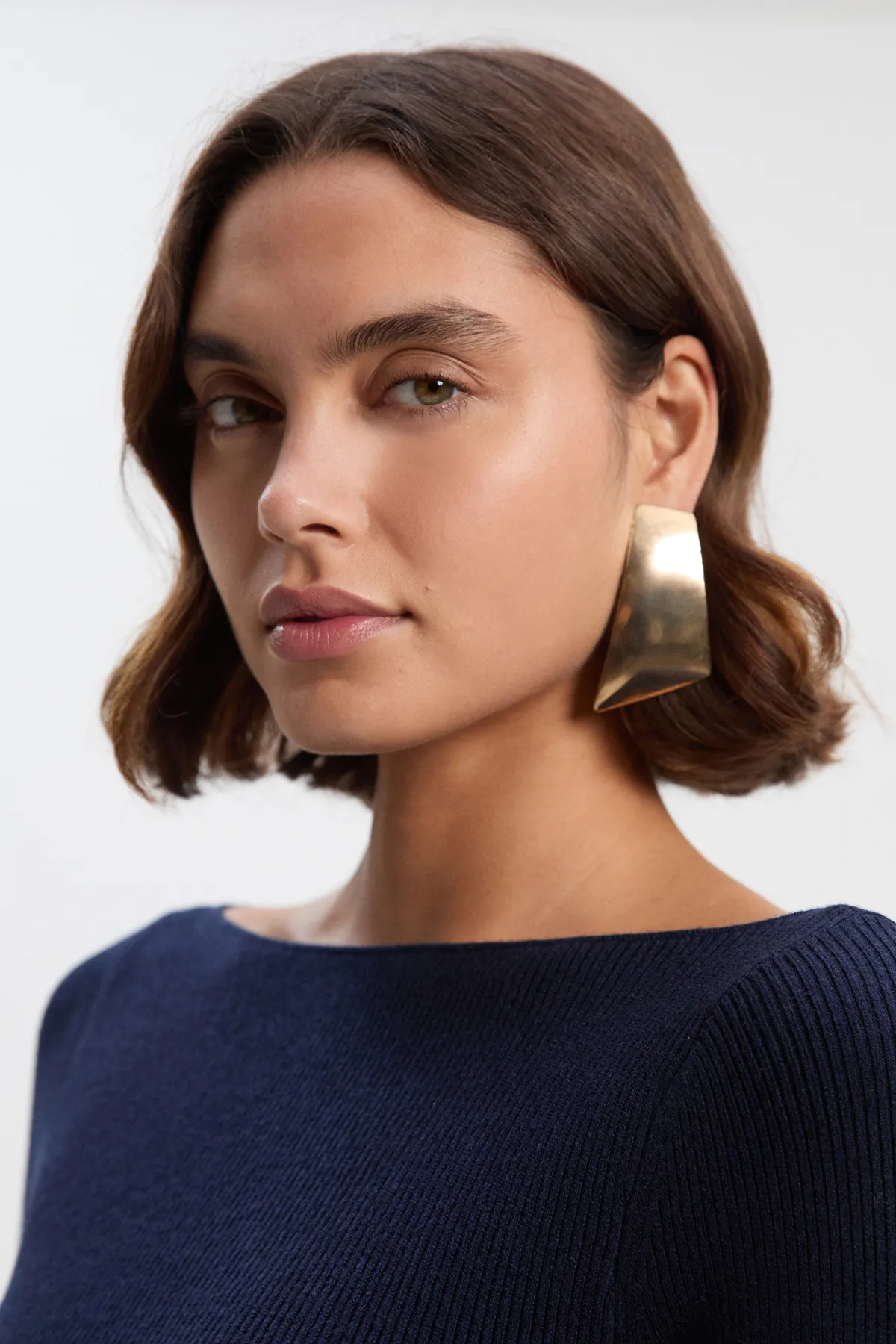 Petite Wool Blend Sheer Knitted Skirt Dress BKK25834 3 Petite Wool Blend Sheer Knitted Skirt Dress BKK25834