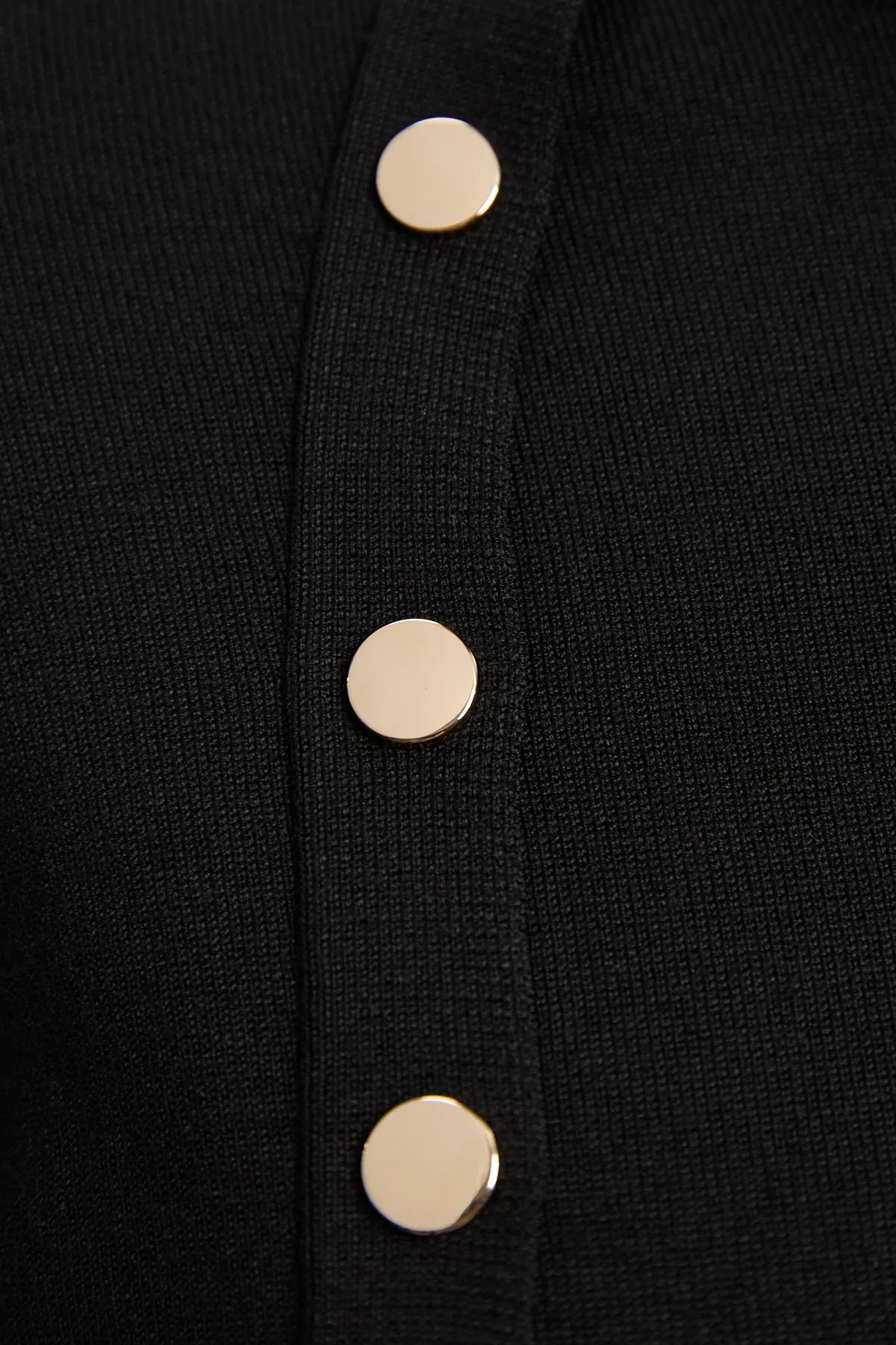 Plus Size Viscose Blend Popper Detail Knit Jumper BKK25948