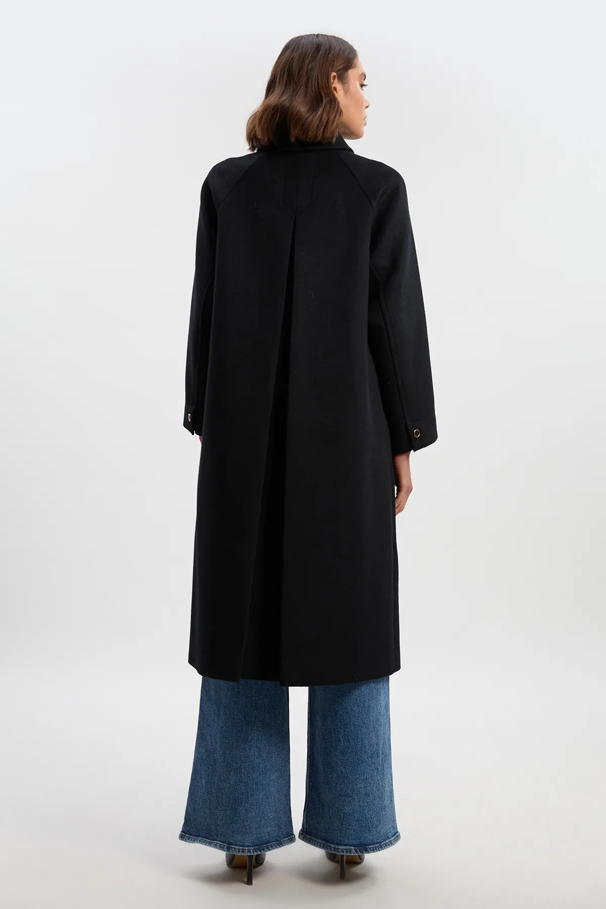 Brushed Wool Collared Tailored Midi Coat BKK26021 4 Brushed Wool Collared Tailored Midi Coat BKK26021