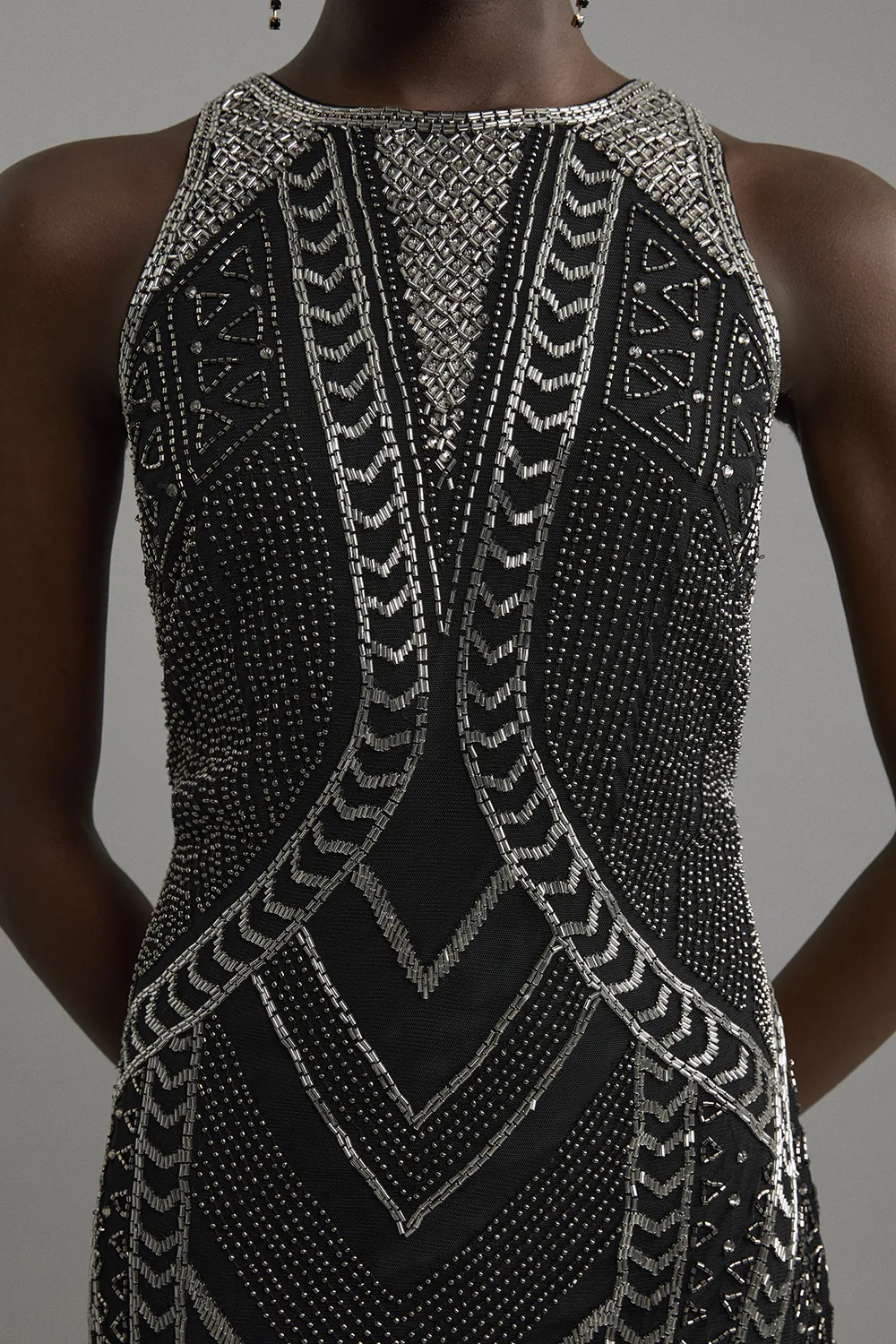 Premium Embellished Sleeveless Cut Out Mini Dress BKK21177 3 Premium Embellished Sleeveless Cut Out Mini Dress BKK21177