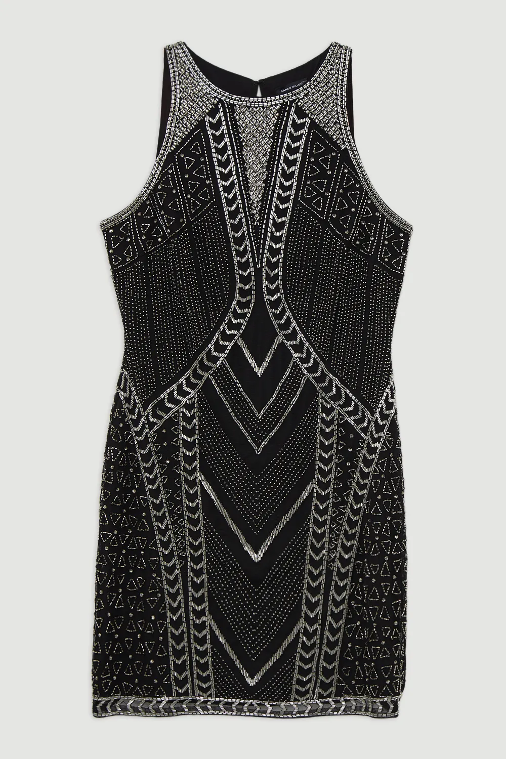 Premium Embellished Sleeveless Cut Out Mini Dress BKK21177 4 Premium Embellished Sleeveless Cut Out Mini Dress BKK21177