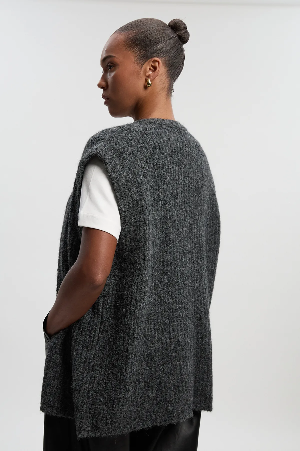 Plus Size Cozy Knit Vest Top BKK26171 5 Plus Size Cozy Knit Vest Top BKK26171