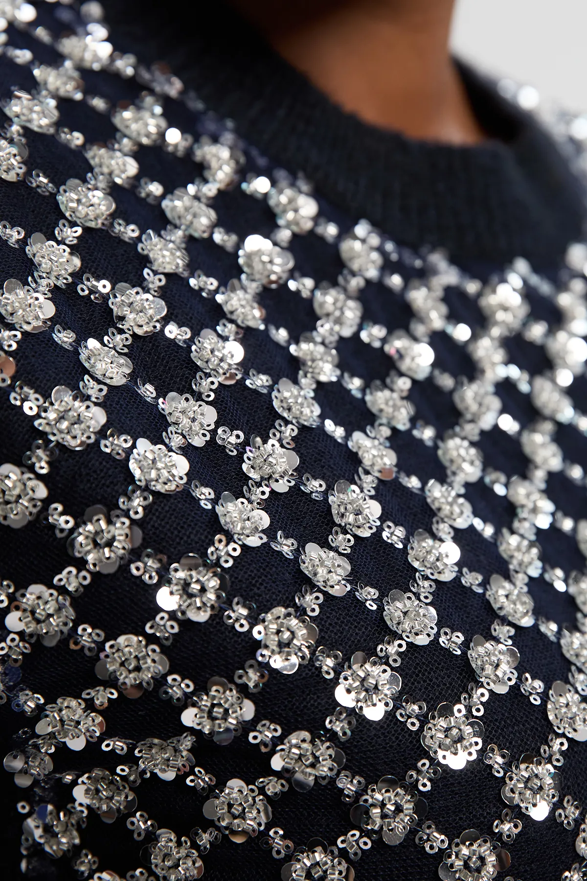 Plus Size Embellished Cosy Knit Tank Top BKK26193