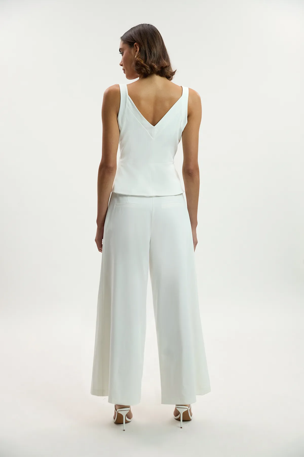 Tailored Tux Wide Leg Jumpsuit BKK26334