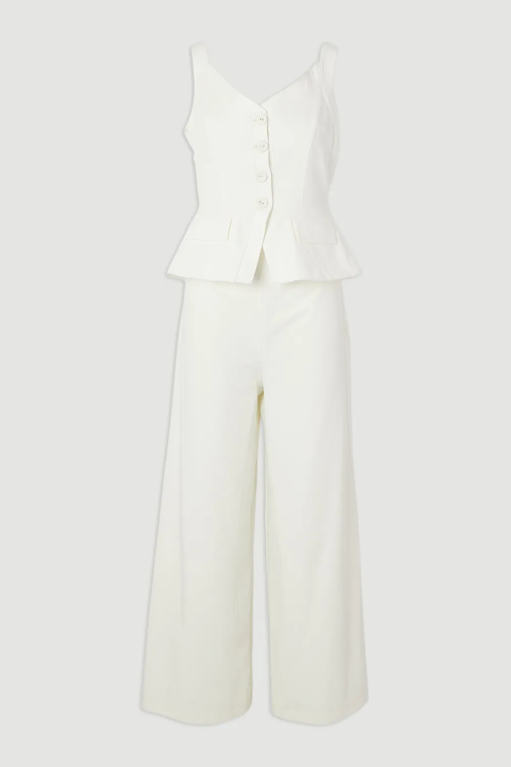 Tailored Tux Wide Leg Jumpsuit BKK26334