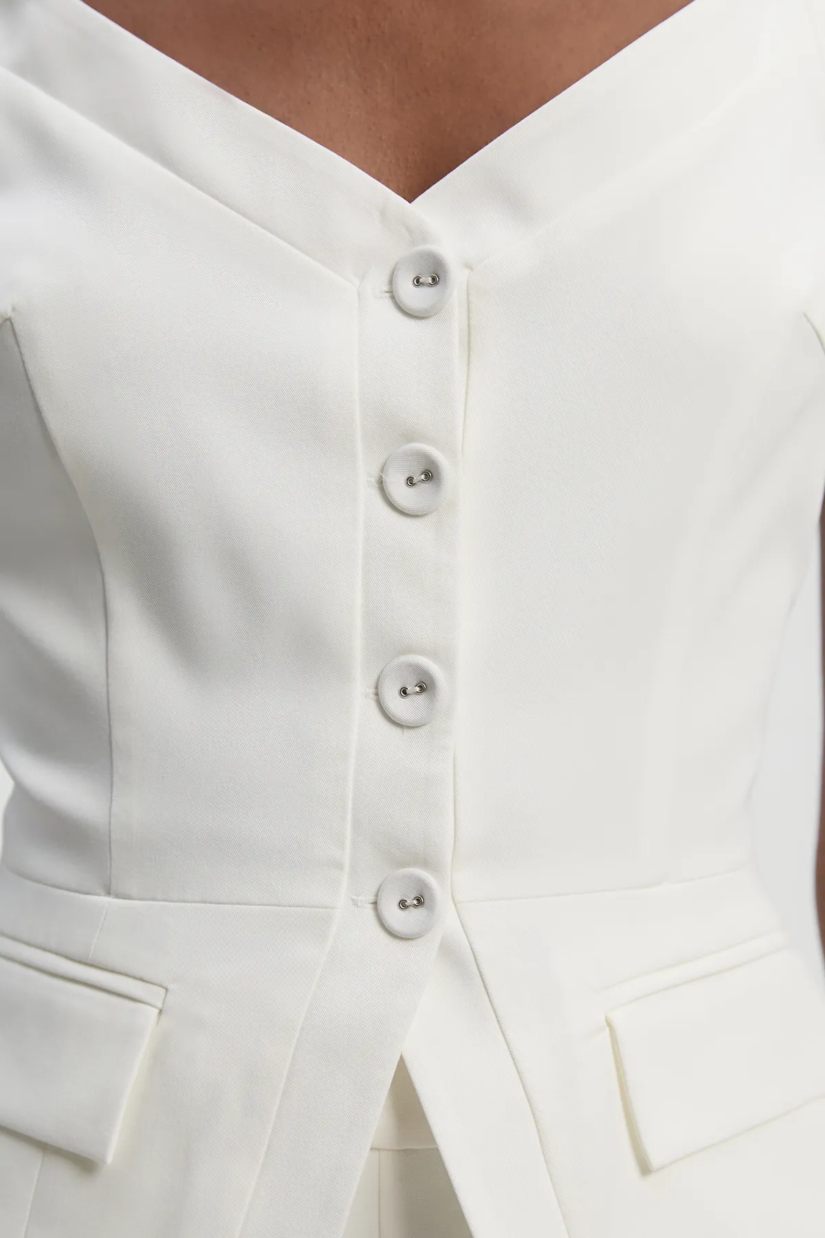 Tailored Tux Corset Top BKK26336