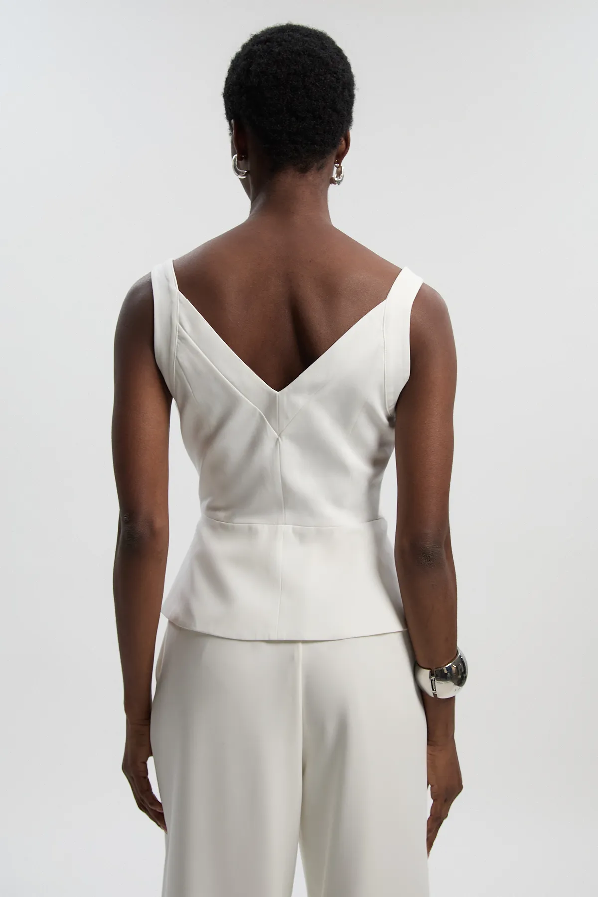 Tailored Tux Corset Top BKK26336