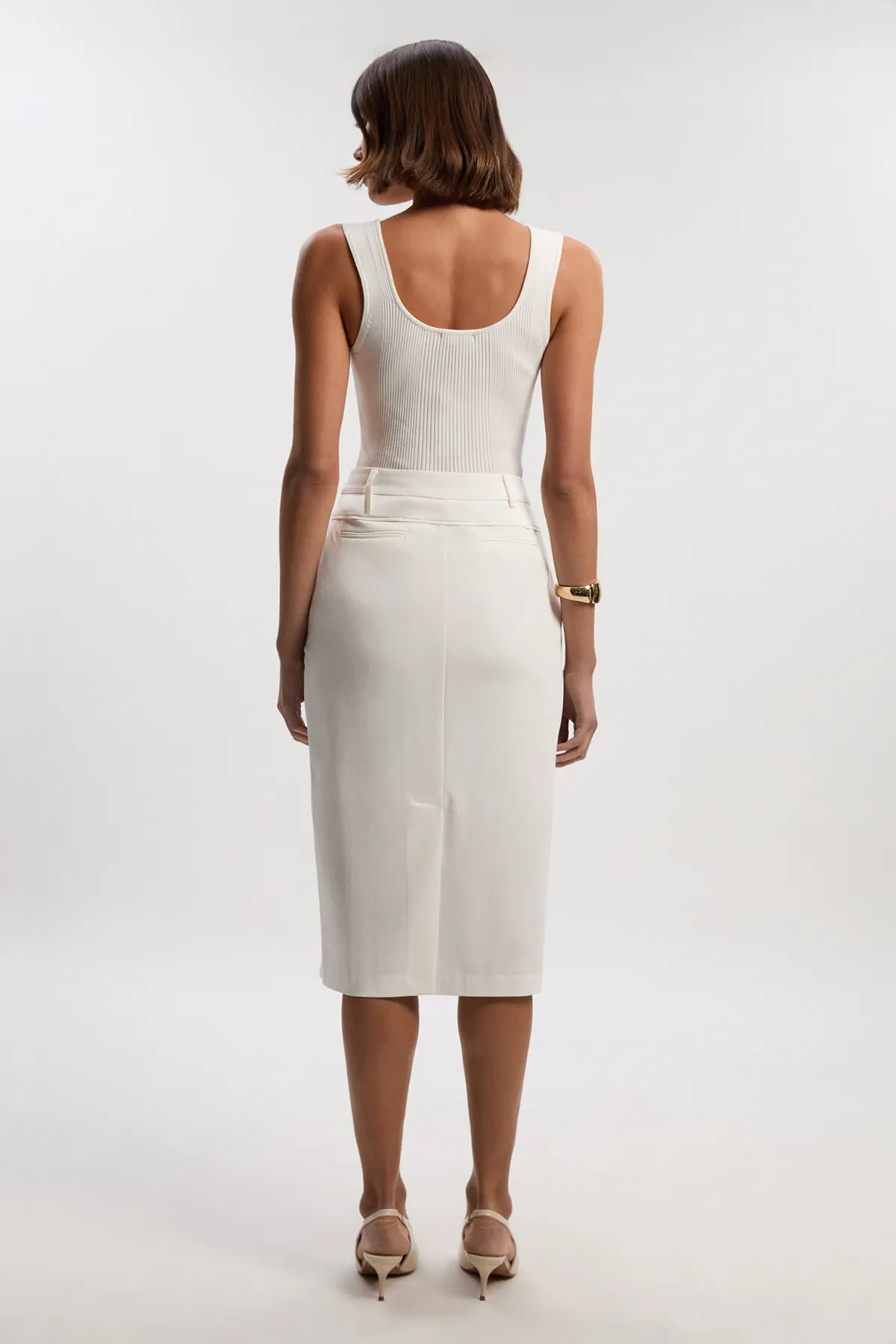 Tailored Tux High Waisted Pencil Skirt BKK26371
