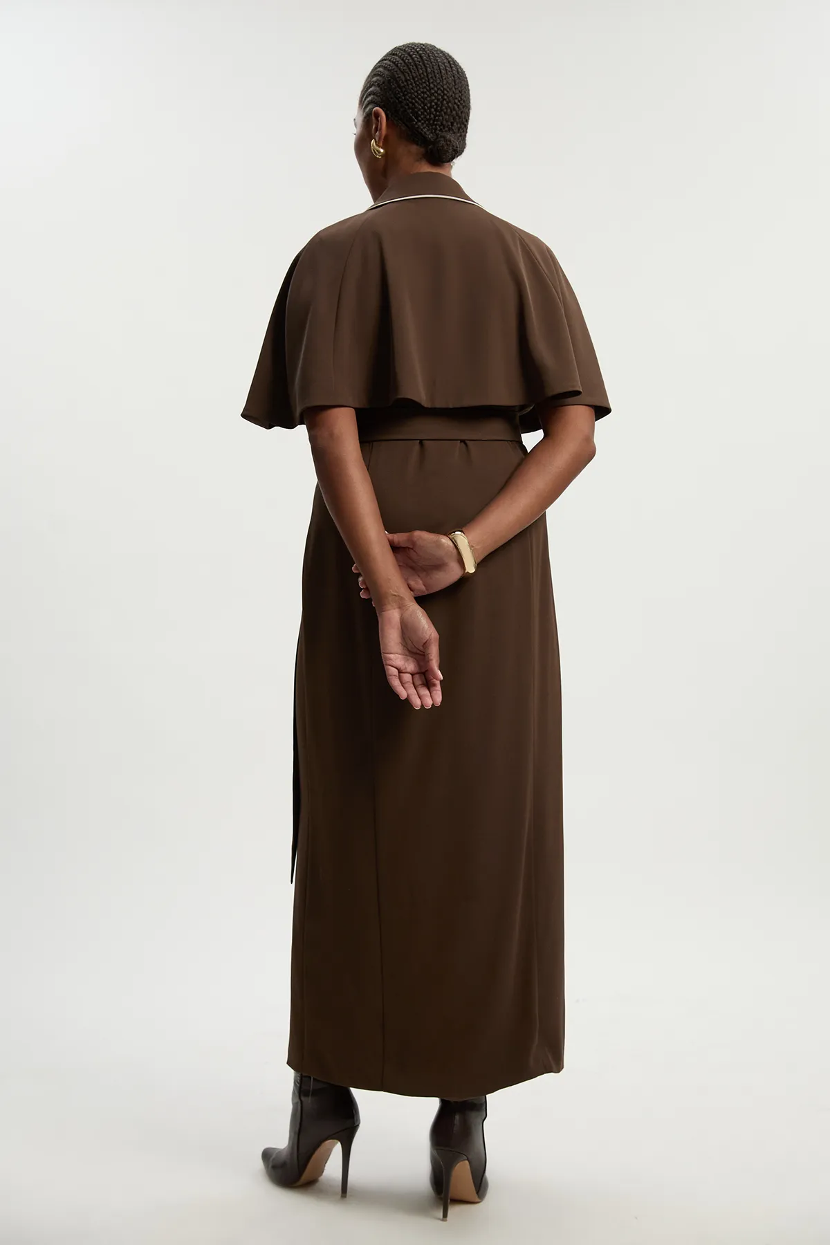 Plus Size Contrast Tipping Tie Waist Short Sleeve Woven Trench Midi Dress BKK26378 6 Plus Size Contrast Tipping Tie Waist Short Sleeve Woven Trench Midi Dress BKK26378