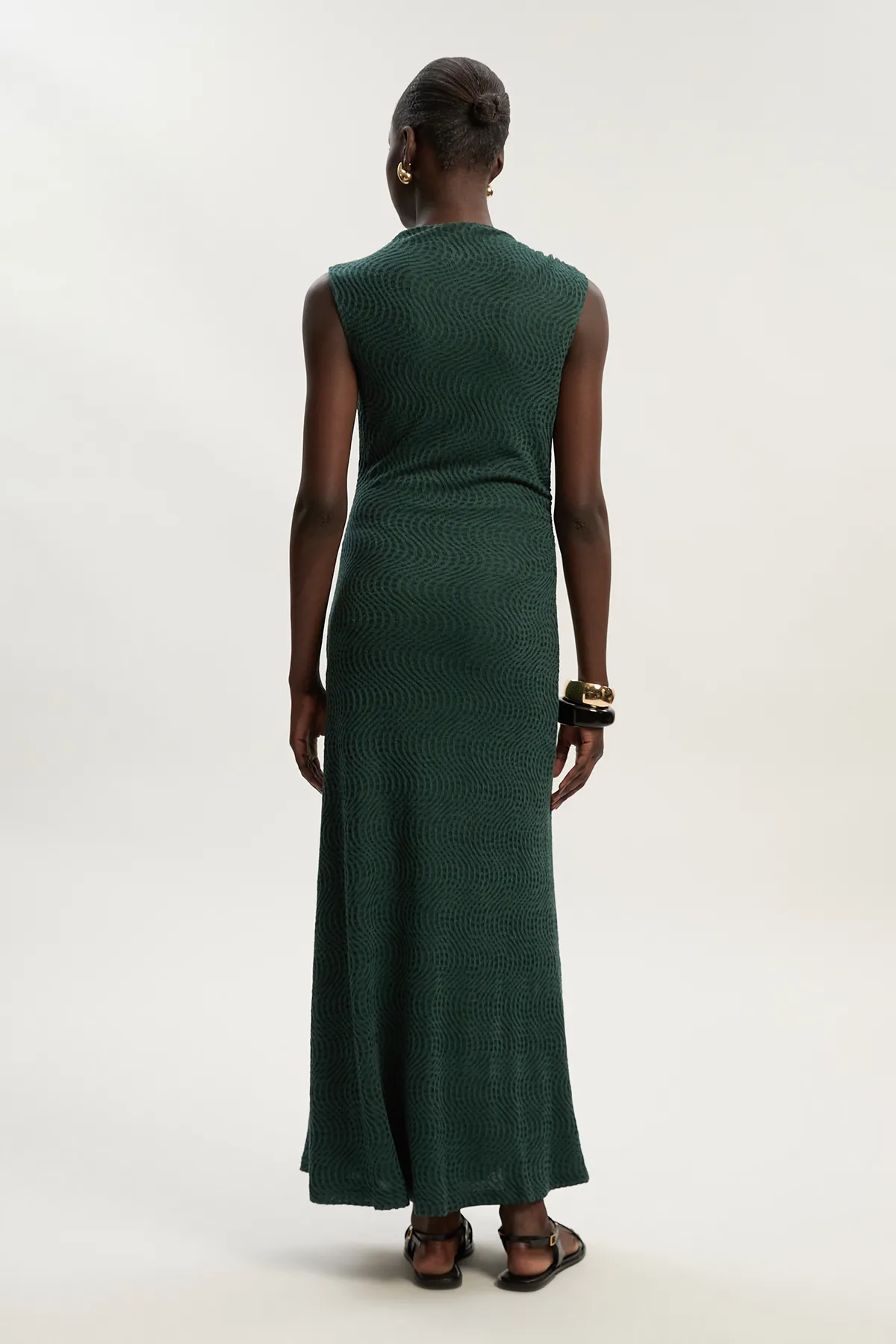 Sheered Textured Jersey Maxi Dress BKK26440 5 Sheered Textured Jersey Maxi Dress BKK26440