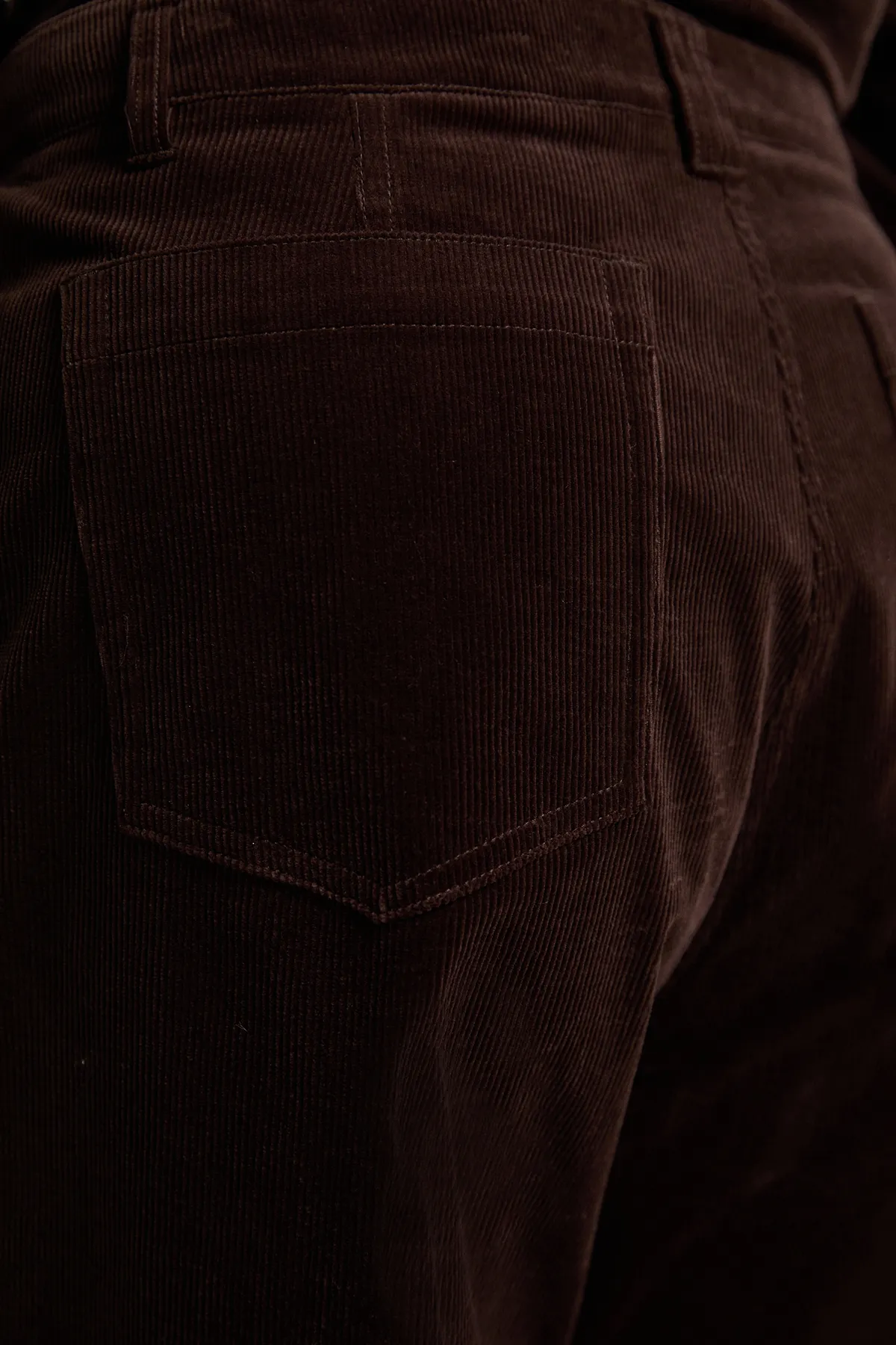 Plus Size Stretch Cord Kickflare Jean BKK26470