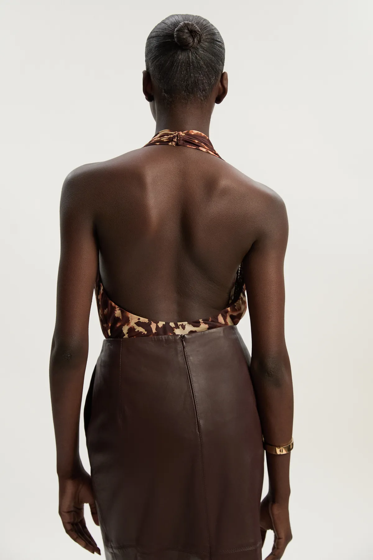 Leopard Print Plunge Halter Neck Trim Detail Mesh Bodysuit BKK26495 5 Leopard Print Plunge Halter Neck Trim Detail Mesh Bodysuit BKK26495