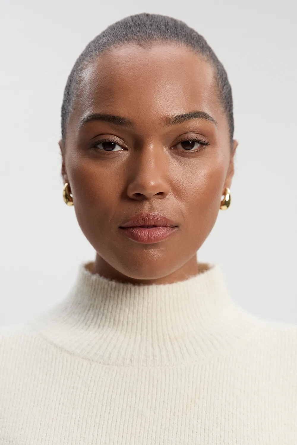 Plus Size Wool Blend Cozy Funnel Neck Sweater BKK26571 3 Plus Size Wool Blend Cozy Funnel Neck Sweater BKK26571