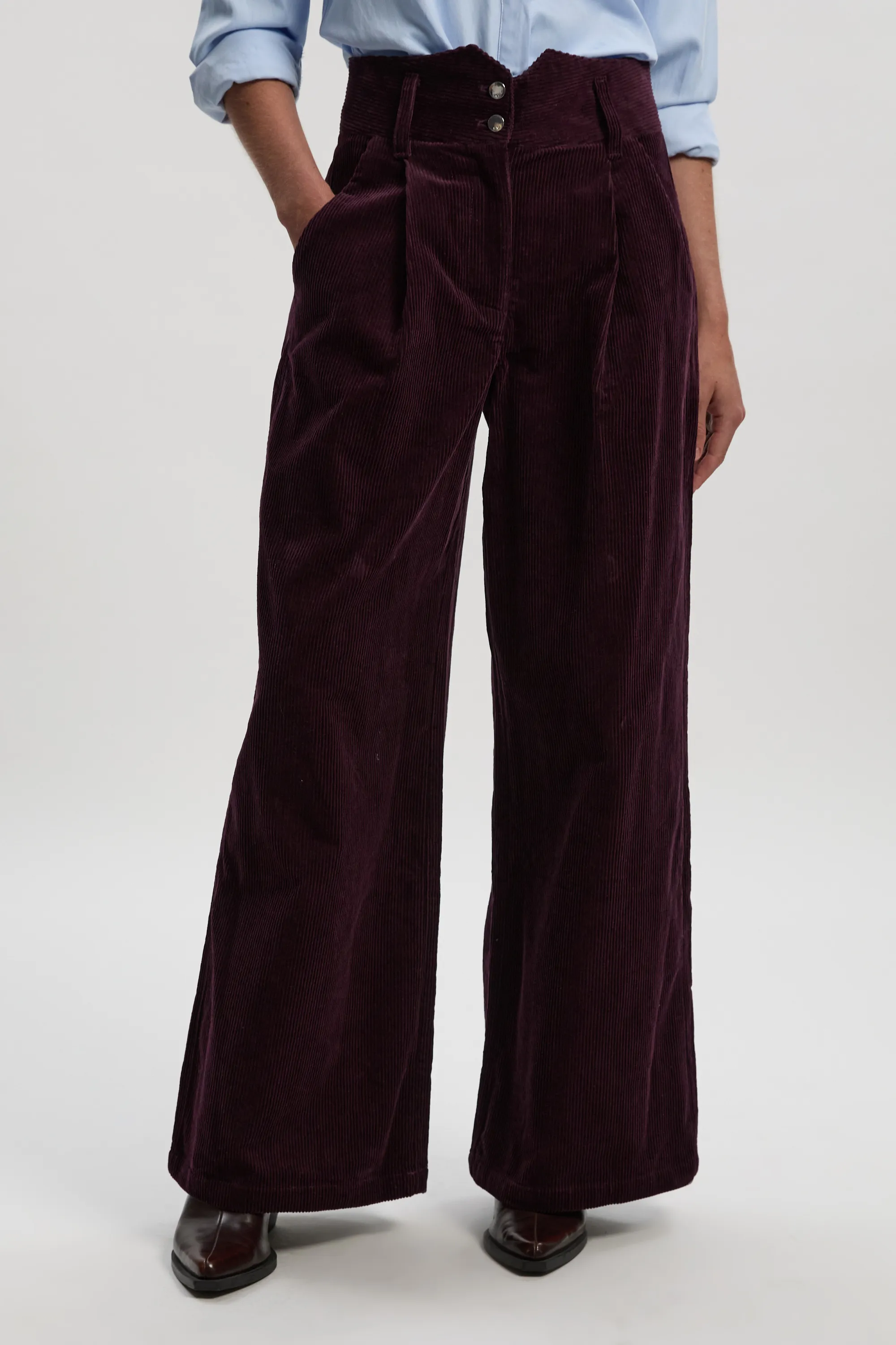 Tall Cord Wide Leg Trouser BKK26675