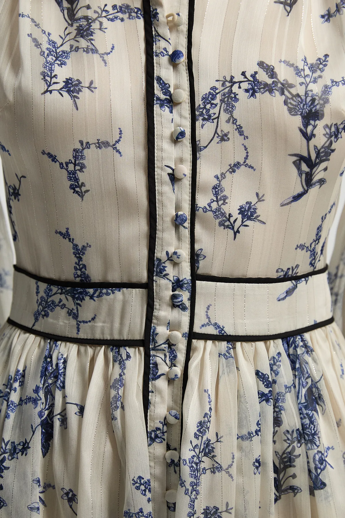 Floral Print Woven Balloon Sleeve Mini Dress BKK26770 3 Floral Print Woven Balloon Sleeve Mini Dress BKK26770