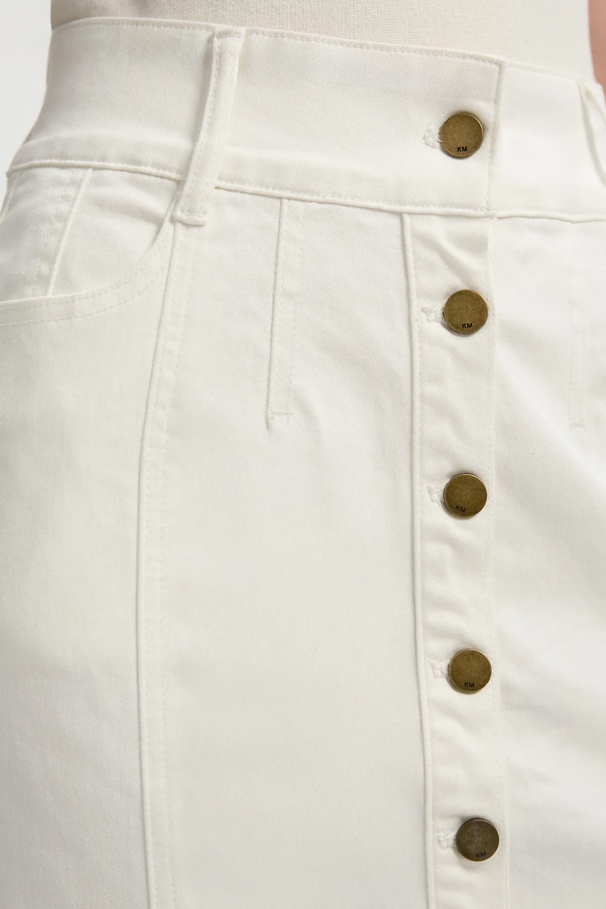 Denim Corset Waist Detail Pencil Skirt BKK27209 5 Denim Corset Waist Detail Pencil Skirt BKK27209