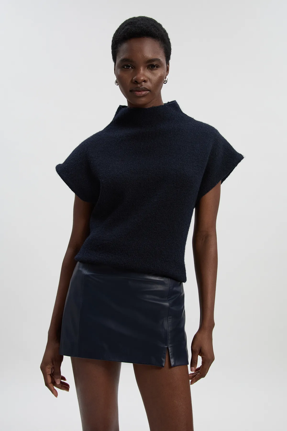 Leather Micro Mini Skirt BKK27600