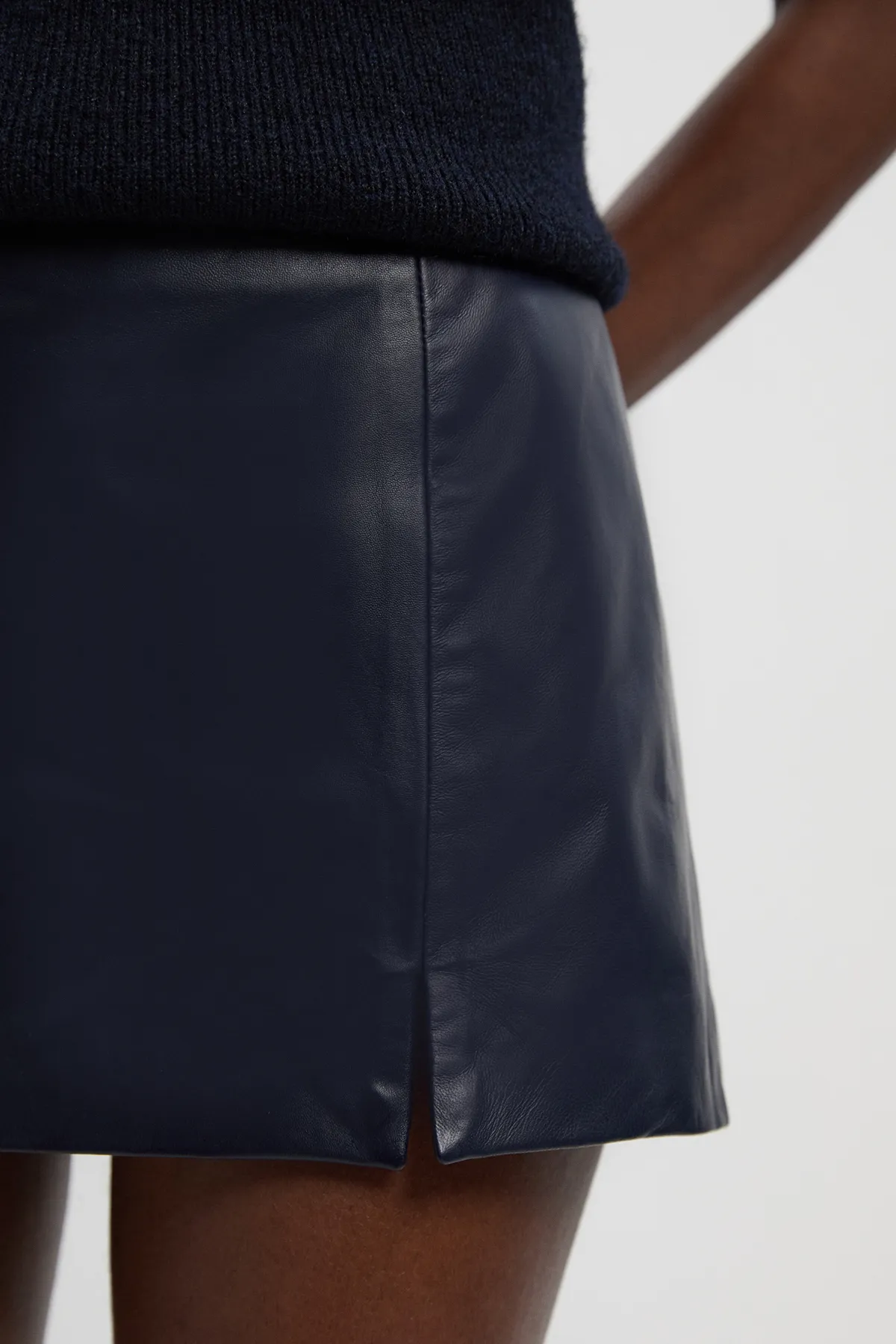 Leather Micro Mini Skirt BKK27600 3 Leather Micro Mini Skirt BKK27600