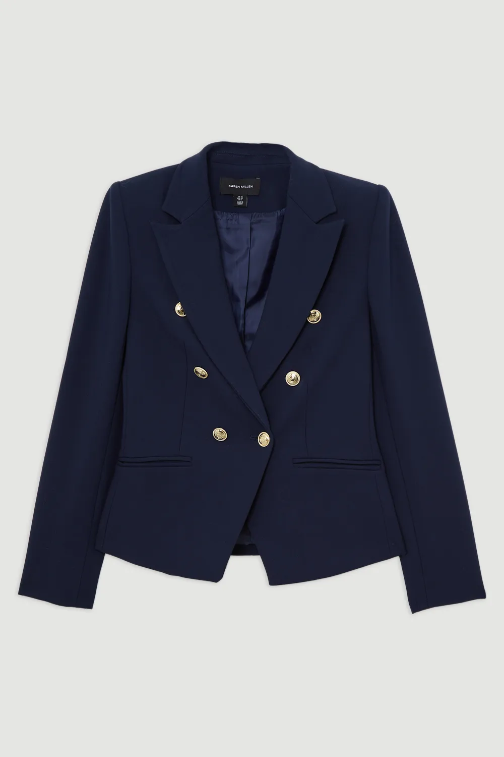 Tailored Button Military Blazer AKK96245 4 Tailored Button Military Blazer AKK96245