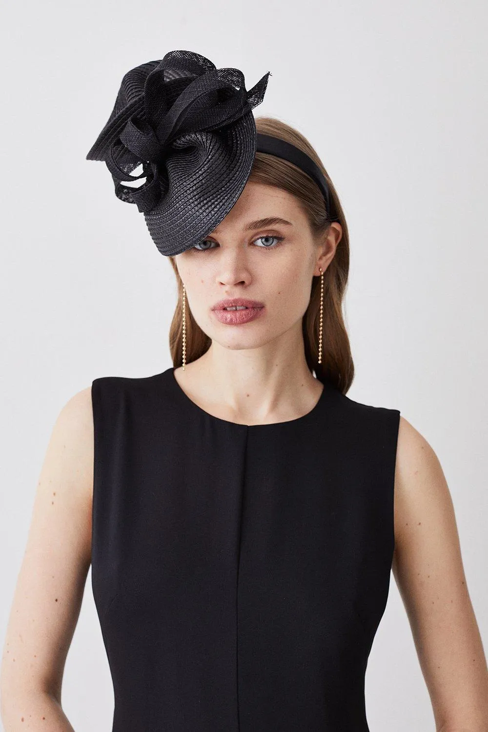Asymmetric Bow Headband Fascinator BKK04666