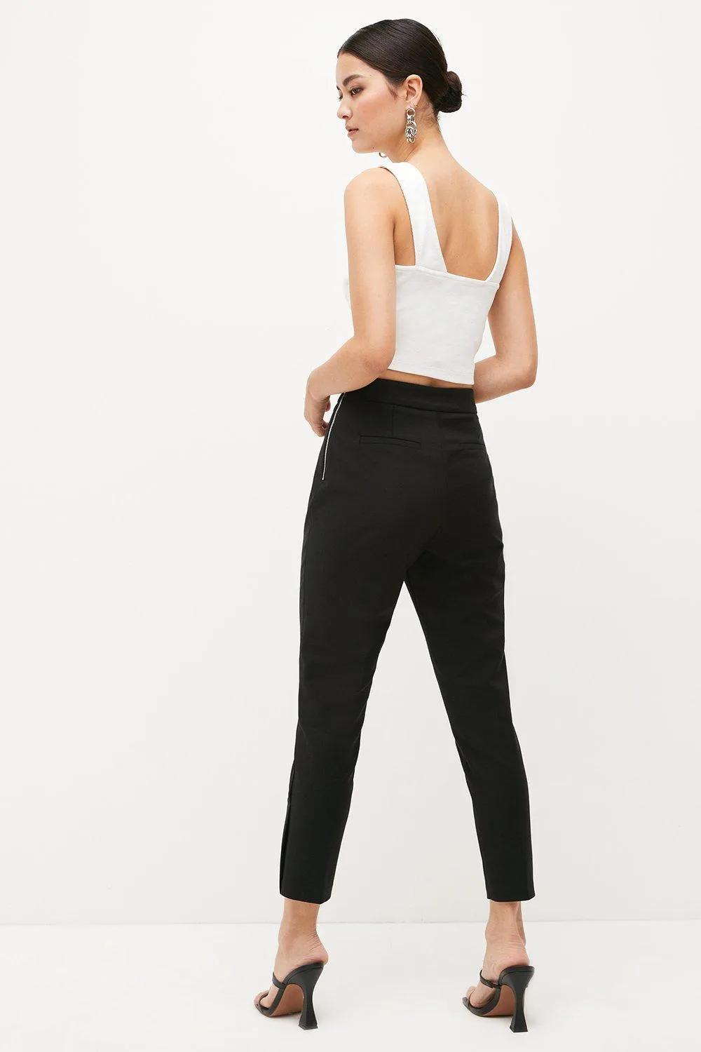 Petite Essential Techno Woven Crop Pants BKK04930 3 Petite Essential Techno Woven Crop Pants BKK04930