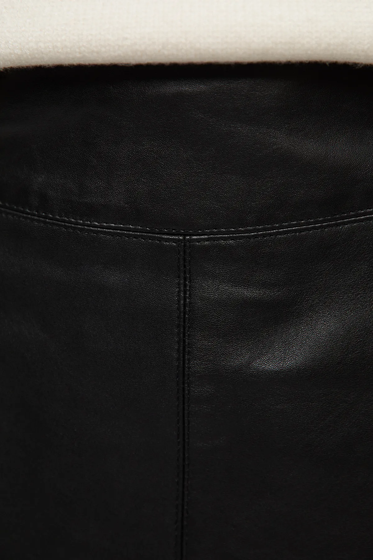 Leather Signature Pencil Skirt BKK05565 3 Leather Signature Pencil Skirt BKK05565