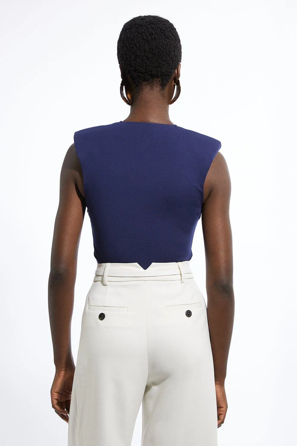 Ponte Plunge Jersey Bodysuit BKK13020 5 Ponte Plunge Jersey Bodysuit BKK13020