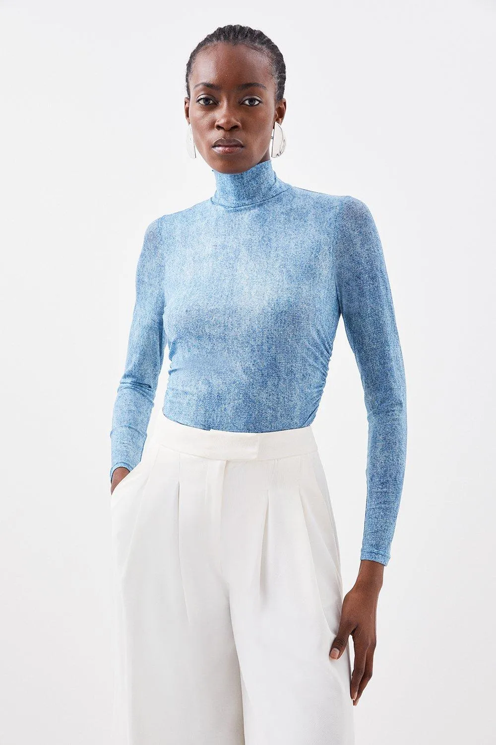 Jersey Mesh Bodysuit BKK14631