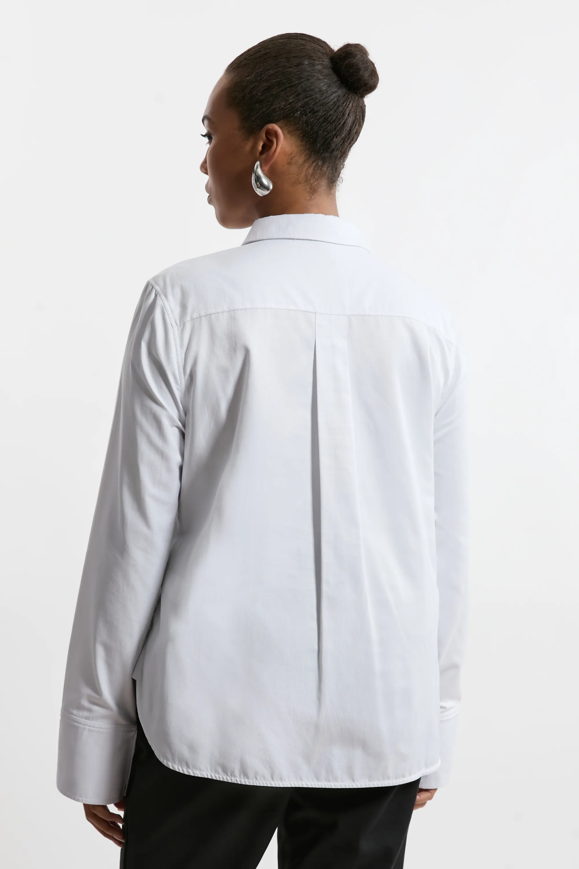 Plus Size Cotton Woven Buttoned Shirt BKK21858 5 Plus Size Cotton Woven Buttoned Shirt BKK21858