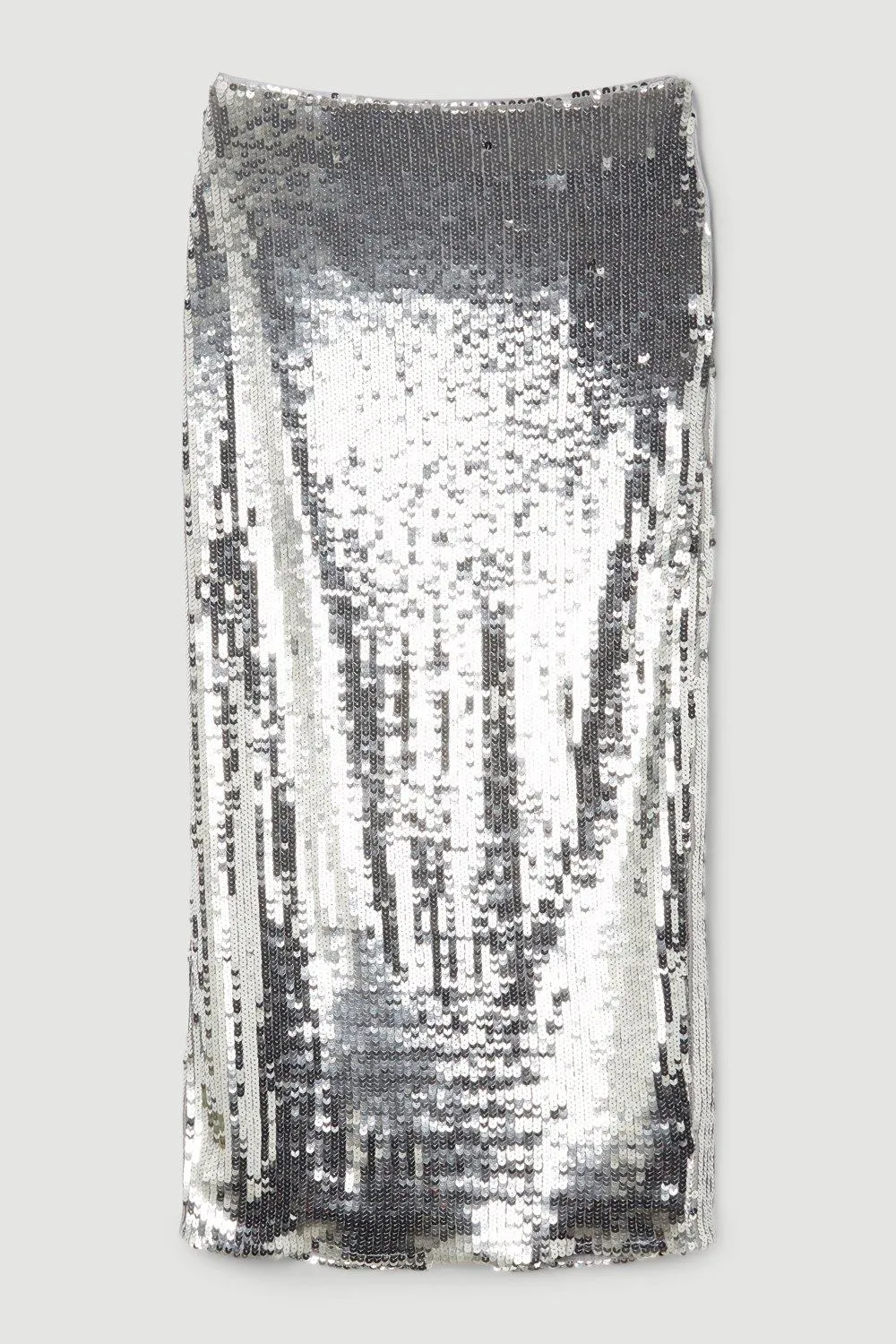 Sequin Front Split Woven Midi Skirt BKK15091 4 Sequin Front Split Woven Midi Skirt BKK15091