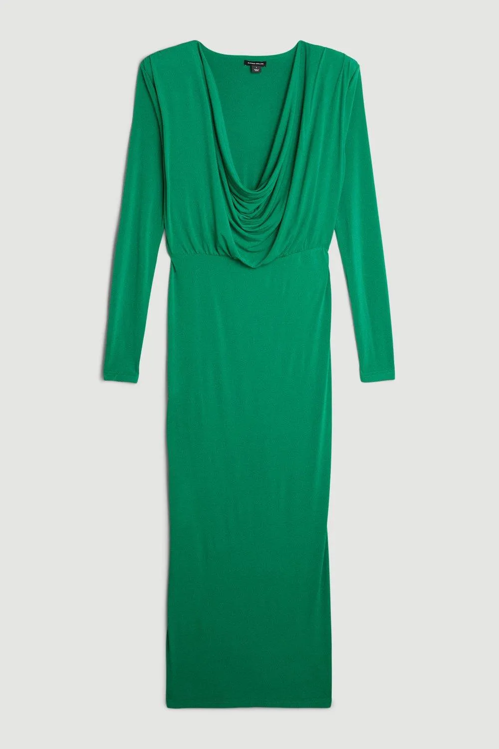 Jersey Crepe Midi Cowl Neck Dress BKK15102 4 Jersey Crepe Midi Cowl Neck Dress BKK15102