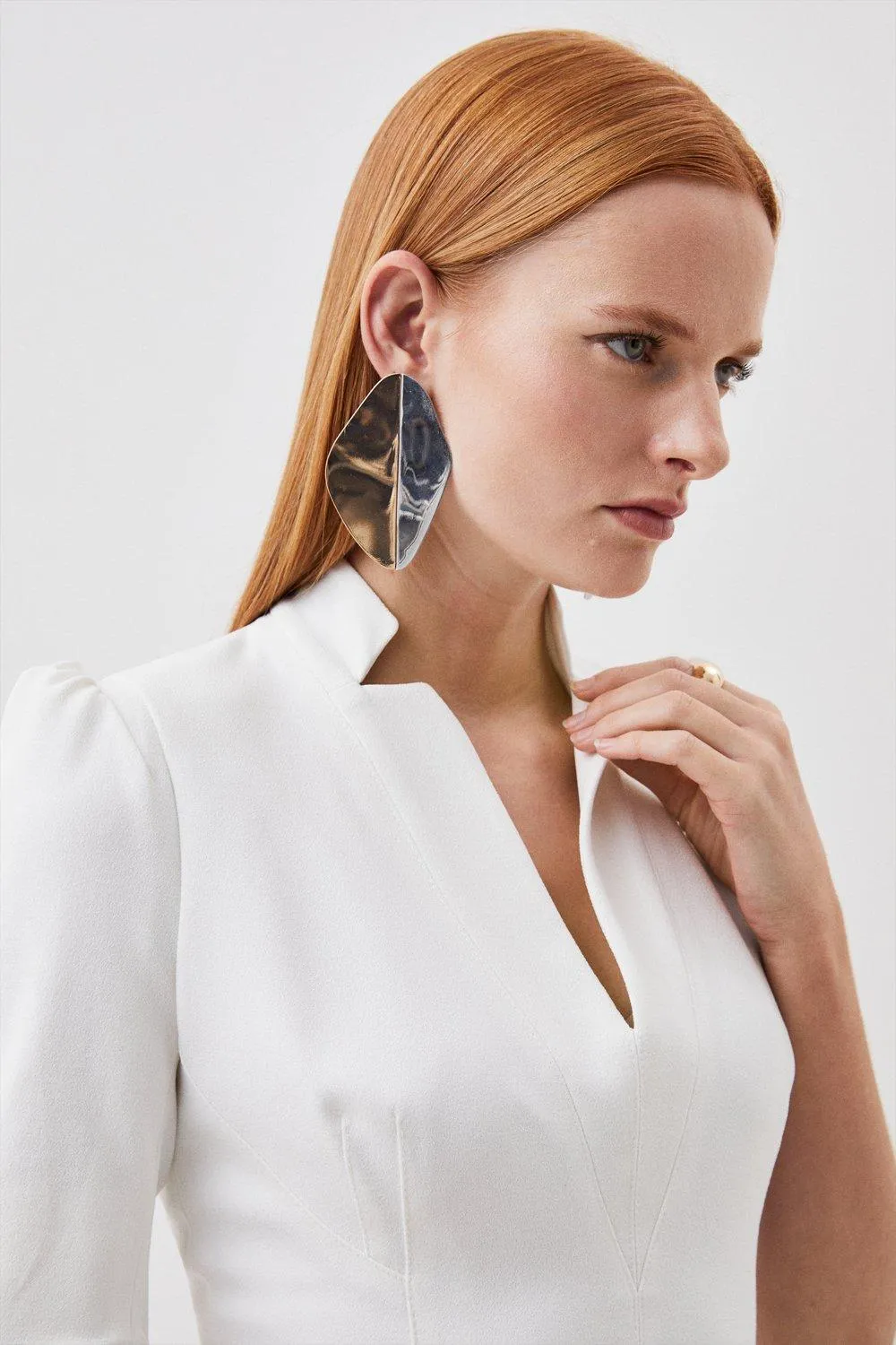 Structured Crepe Forever Belted Jumpsuit BKK16959 5 Structured Crepe Forever Belted Jumpsuit BKK16959