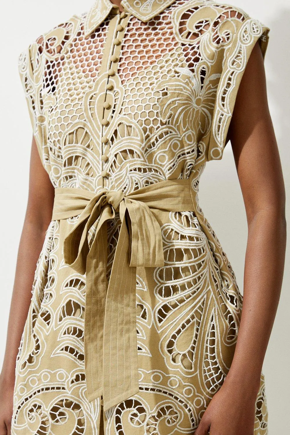 Cotton Cutwork Embroidery Woven Tunic BKK17260 3 Cotton Cutwork Embroidery Woven Tunic BKK17260