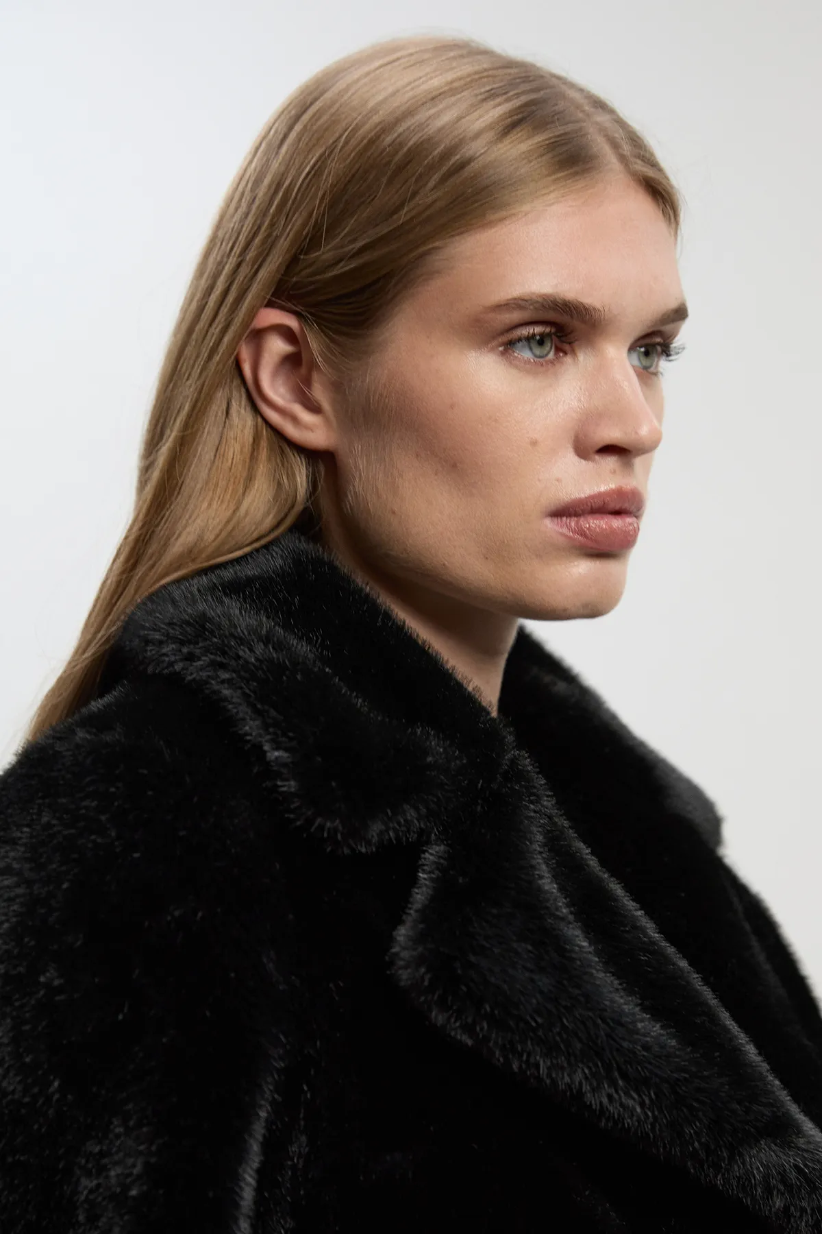 Faux Fur Cropped Jacket BKK19857 3 Faux Fur Cropped Jacket BKK19857