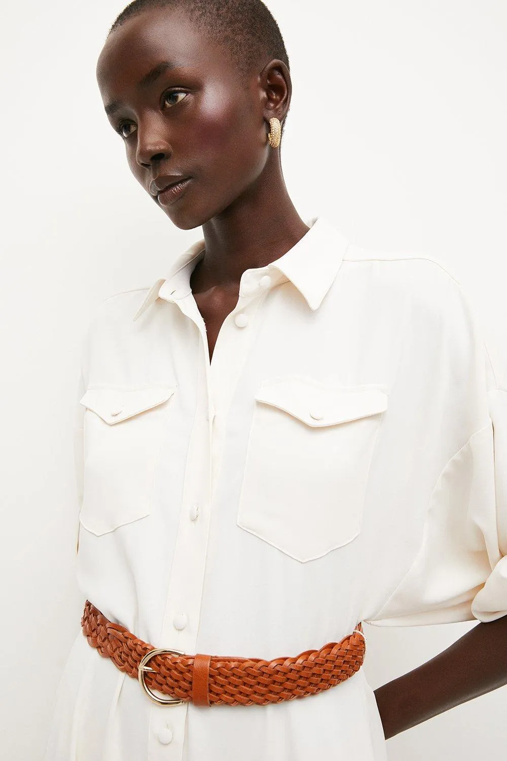 Lydia Millen Belted Maxi Shirt Dress BKK04088 4 Lydia Millen Belted Maxi Shirt Dress BKK04088