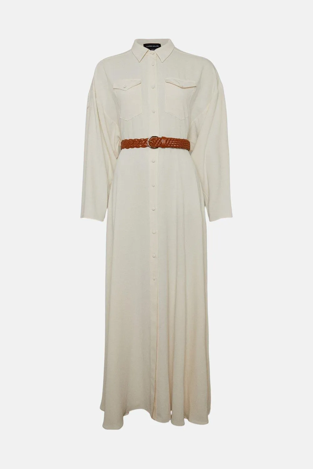 Lydia Millen Belted Maxi Shirt Dress BKK04088 6 Lydia Millen Belted Maxi Shirt Dress BKK04088