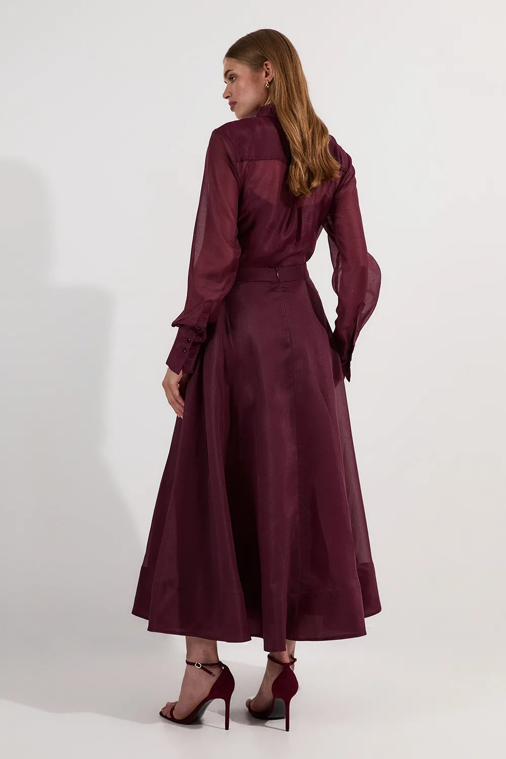 Lydia Millen Organdie Woven Prom Skirt BKK22294