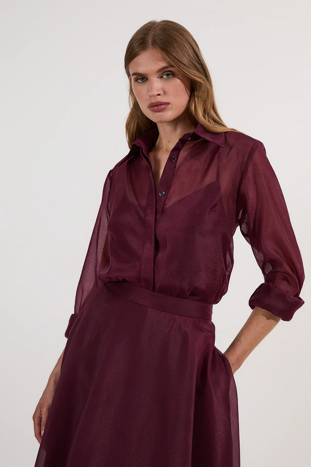 Lydia Millen Organdie Woven Shirt BKK22295 3 Lydia Millen Organdie Woven Shirt BKK22295