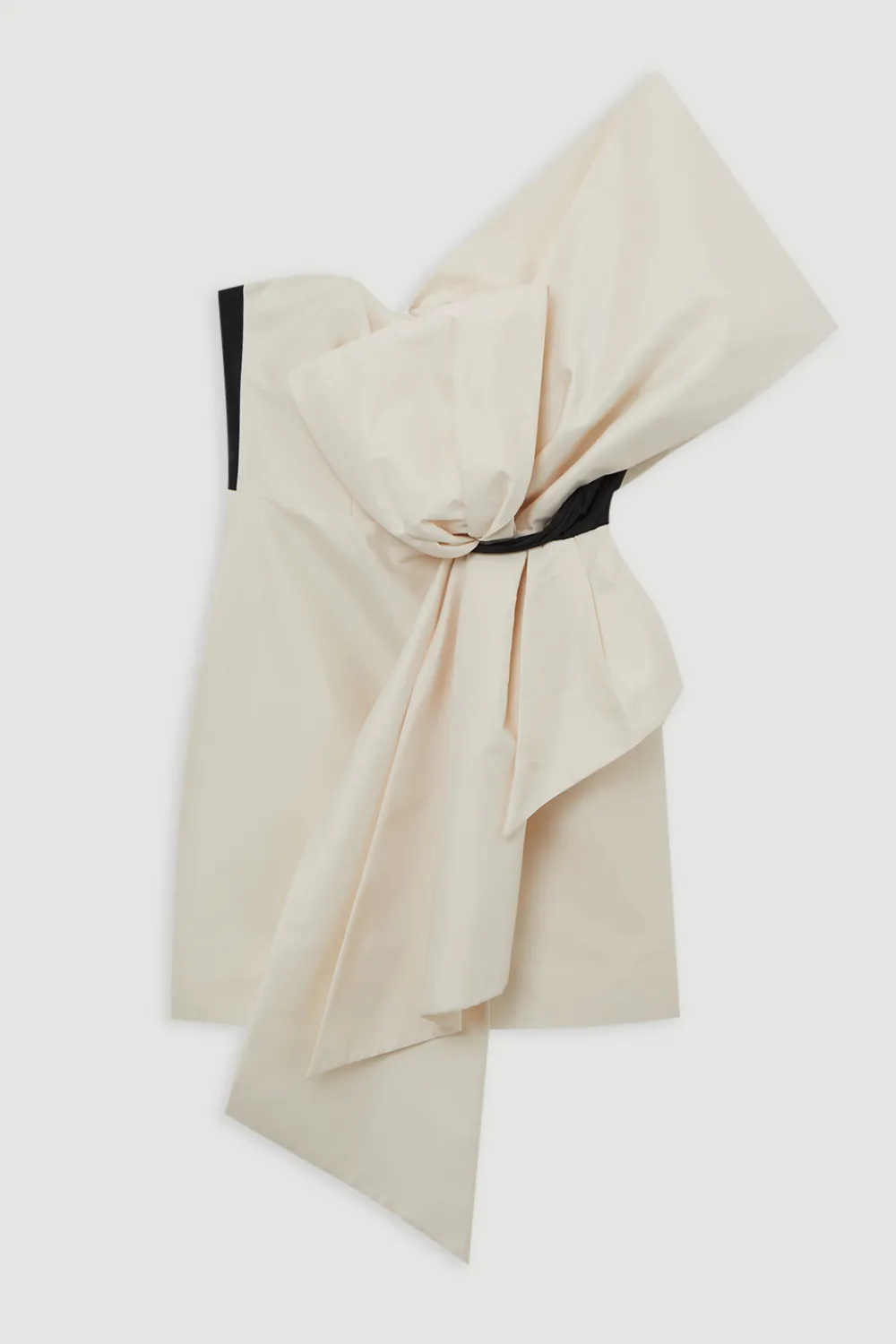 Archive Collection - Petite Taffeta Bow Detail Woven Mini Dress BKK22307 4 Archive Collection - Petite Taffeta Bow Detail Woven Mini Dress BKK22307
