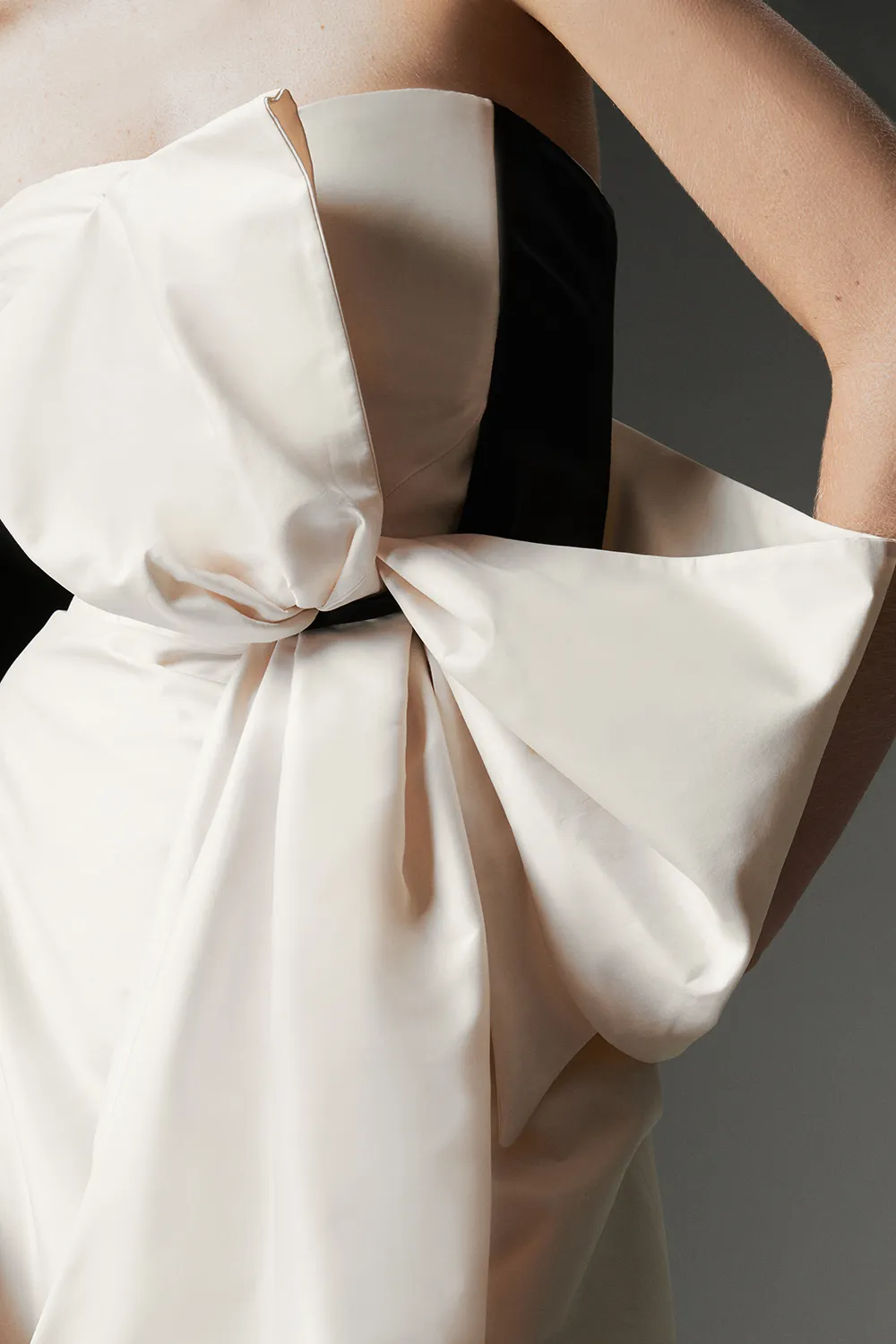 Archive Collection - Taffeta Bow Detail Woven Mini Dress BKK22308 6 Archive Collection - Taffeta Bow Detail Woven Mini Dress BKK22308