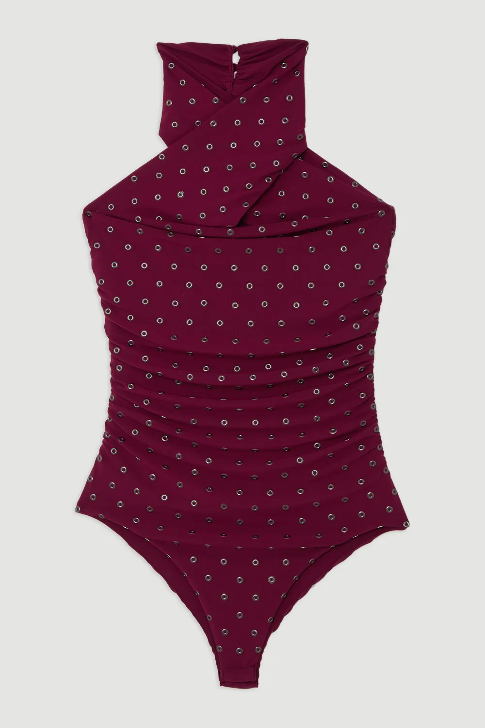 Studded Mesh Bodysuit BKK21342