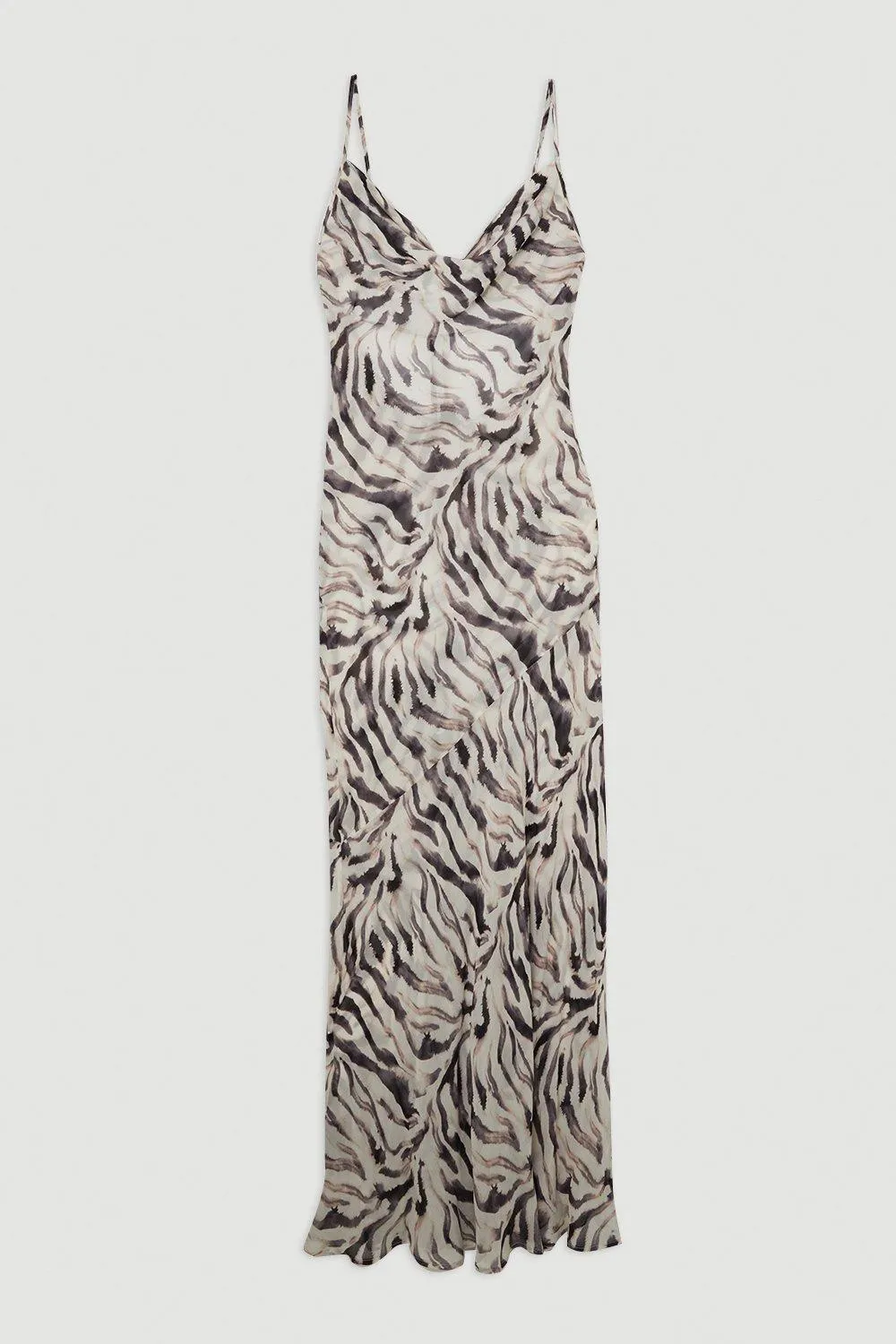 Animal Print Viscose Georgette Beach Slip Dress BKK17314 4 Animal Print Viscose Georgette Beach Slip Dress BKK17314