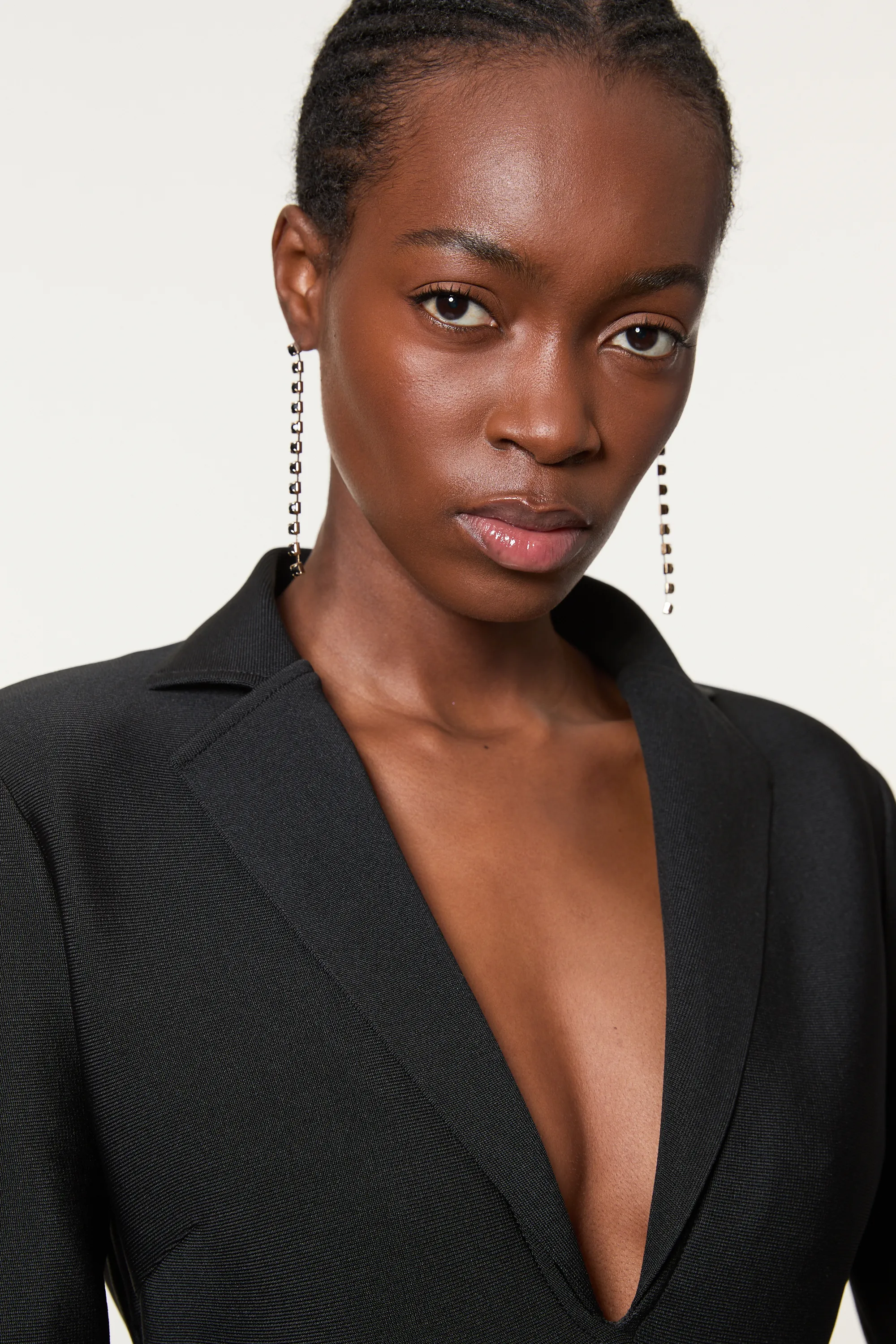 Figure Form Bandage Knit Eyelet Cross Back Detail Mini Dress BKK21987 5 Figure Form Bandage Knit Eyelet Cross Back Detail Mini Dress BKK21987