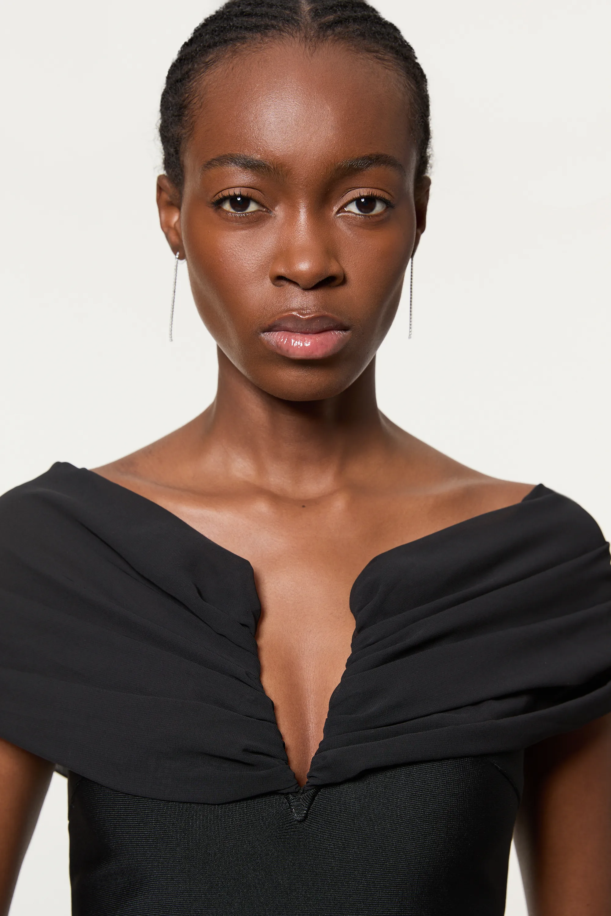 Figure Form Bandage Knit Woven Off The Shoulder Top BKK22096 3 Figure Form Bandage Knit Woven Off The Shoulder Top BKK22096