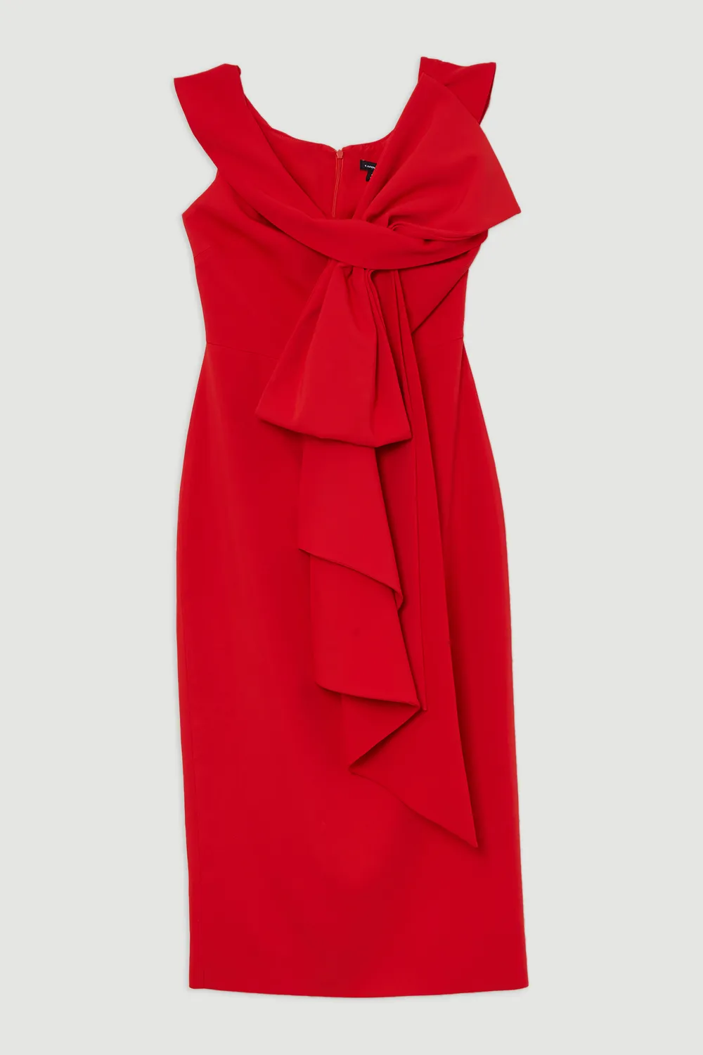 Archive Collection - Petite Bow Detail Asymmetric Off The Shoulder Midaxi Dress BKK22399 4 Archive Collection - Petite Bow Detail Asymmetric Off The Shoulder Midaxi Dress BKK22399