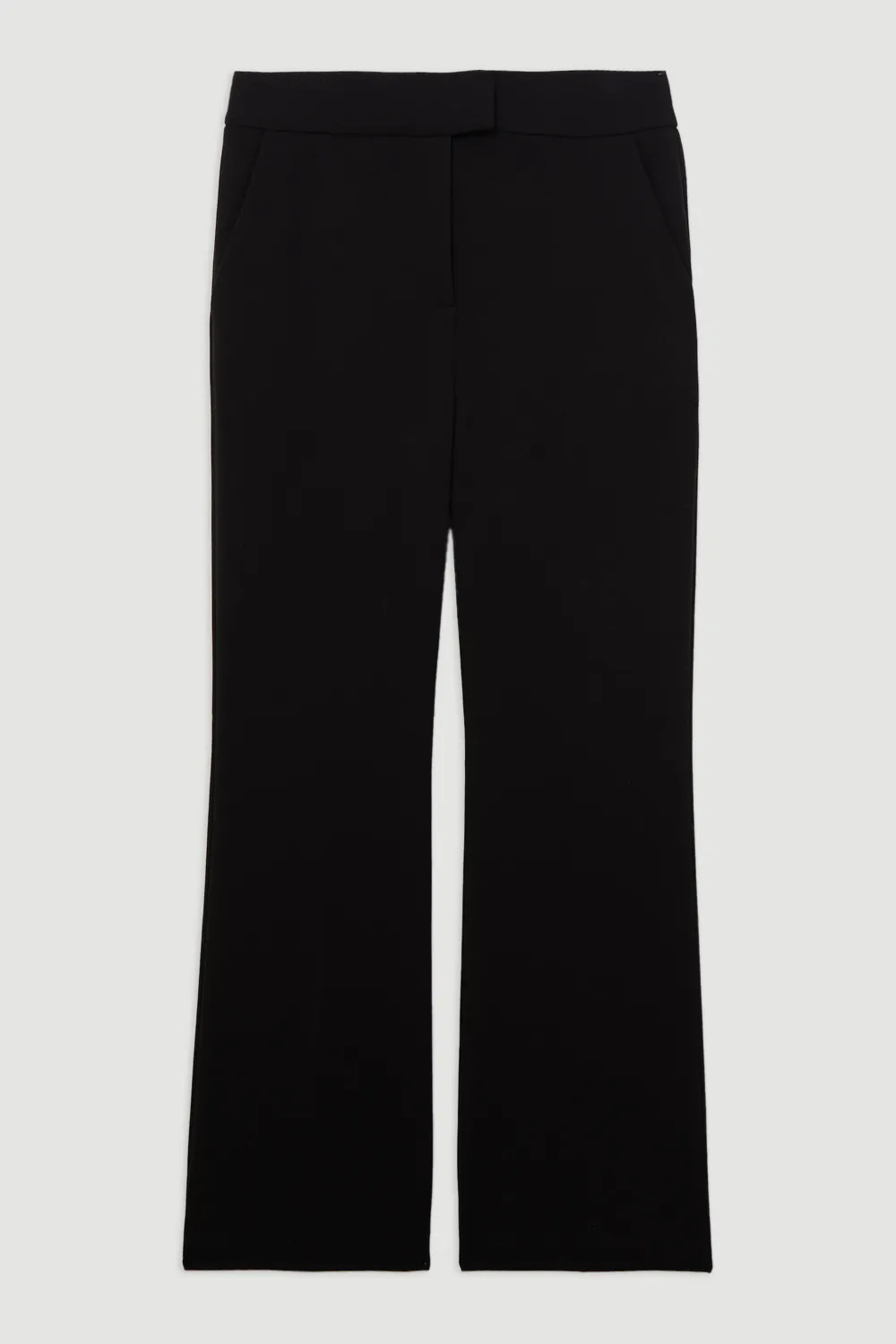 Compact Stretch Essential Tailored Straight Leg Pants BKK22335 4 Compact Stretch Essential Tailored Straight Leg Pants BKK22335