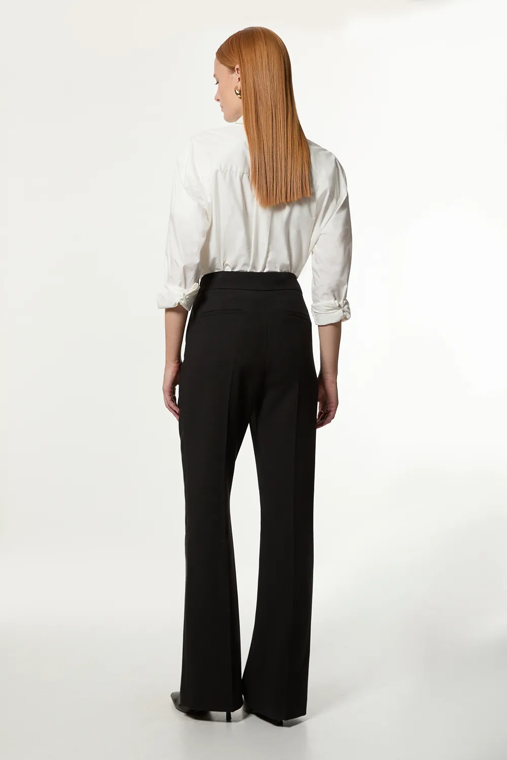 Compact Stretch Essential Tailored Straight Leg Pants BKK22335 5 Compact Stretch Essential Tailored Straight Leg Pants BKK22335