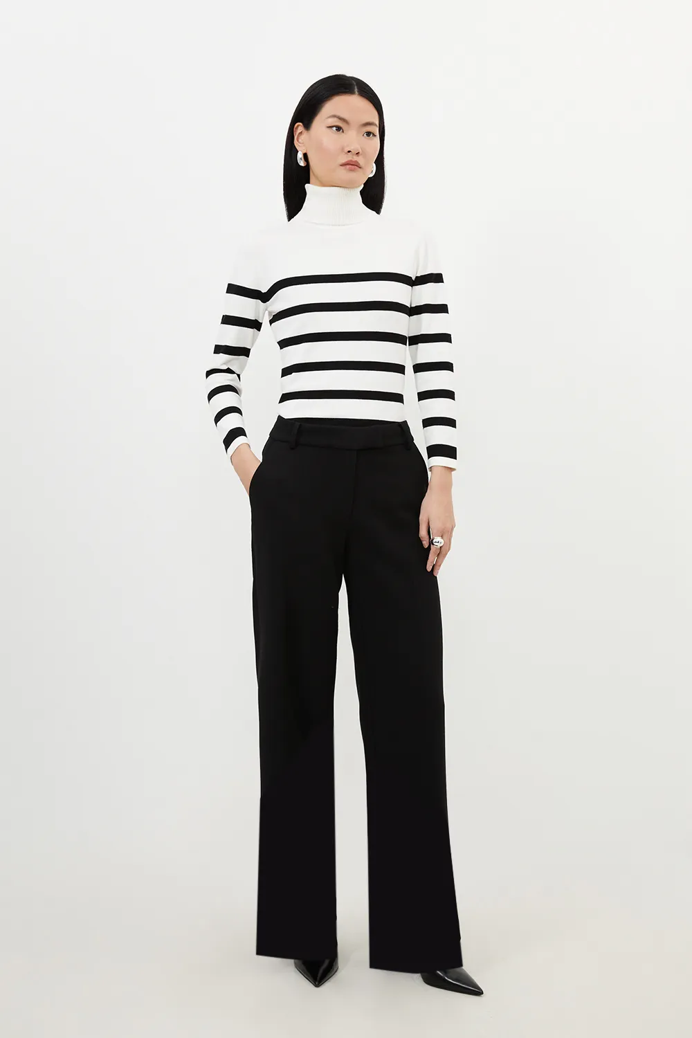 Tall Tailored Essential Straight Leg Pants BKK22449