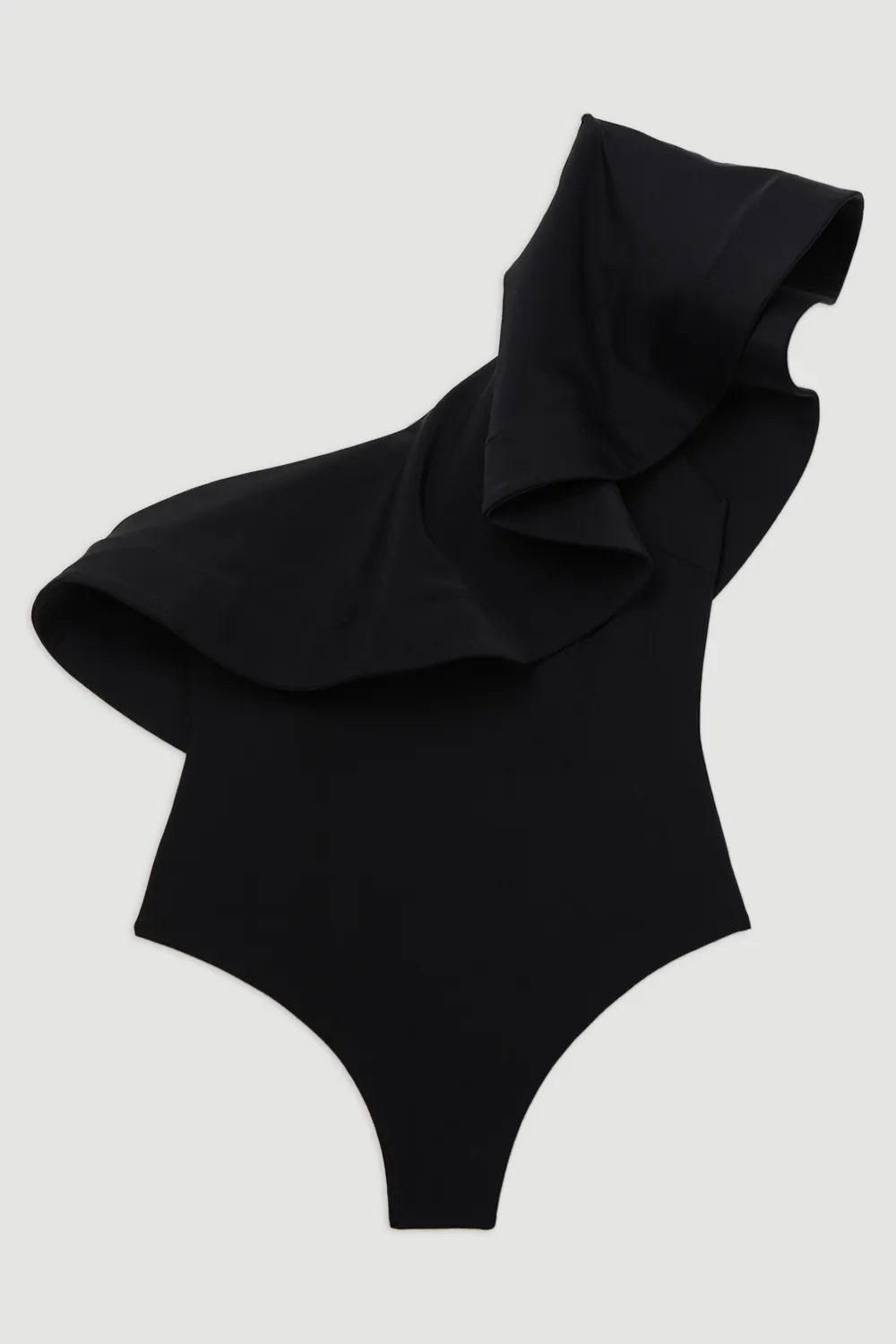 Drama Ruffle One Shoulder Swimsuit BKK22505 4 Drama Ruffle One Shoulder Swimsuit BKK22505