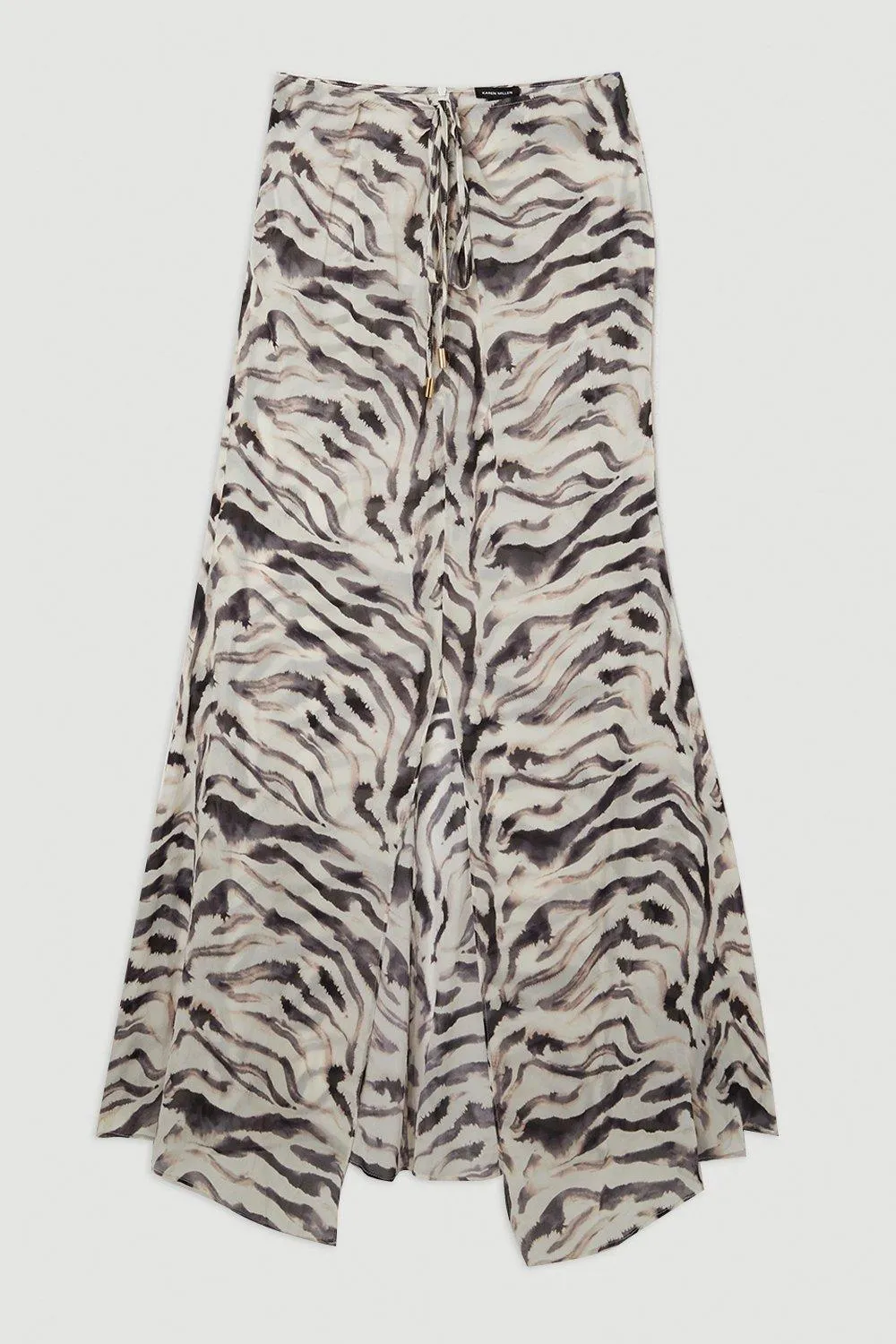 Animal Print Ruched Beach Skirt BKK17383 4 Animal Print Ruched Beach Skirt BKK17383